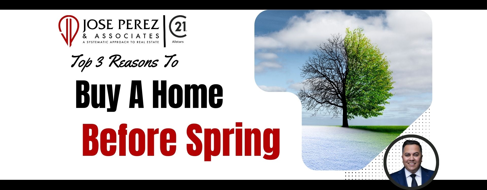 Top 3 Reasons To Buy a Home Before Spring header image.