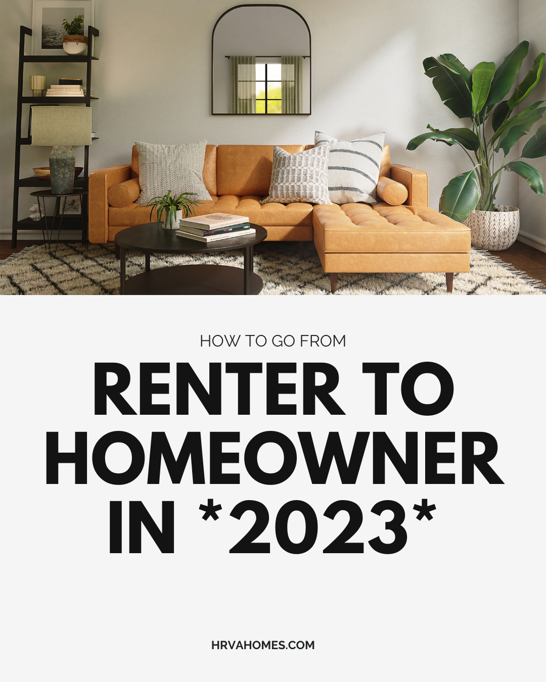 How to go from Renter to Homeowner in 2023 header image.