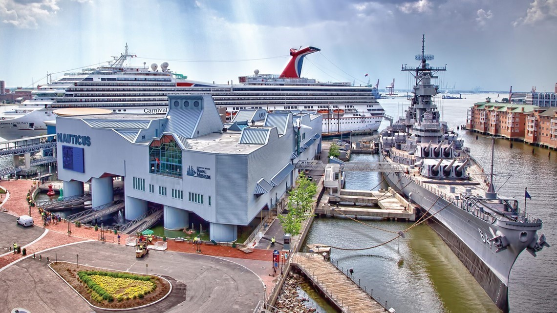 Cruising from Norfolk, VA- Day Trip in Norfolk header image.