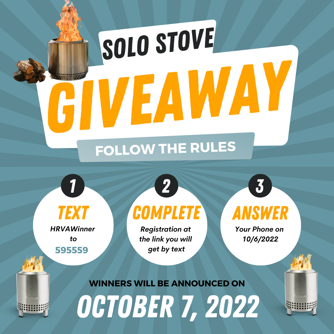 HRVA Homes Solo Stove giveaway! header image.