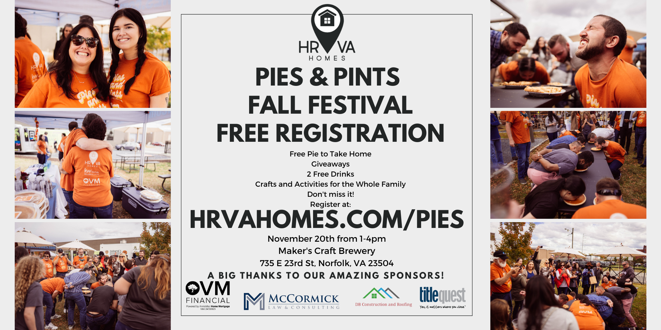 PIES & PINTS header image.