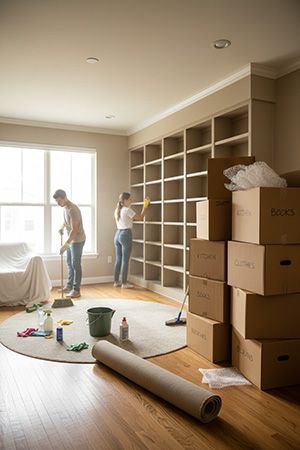 Selling a house requires a deep clean to get ready to list.