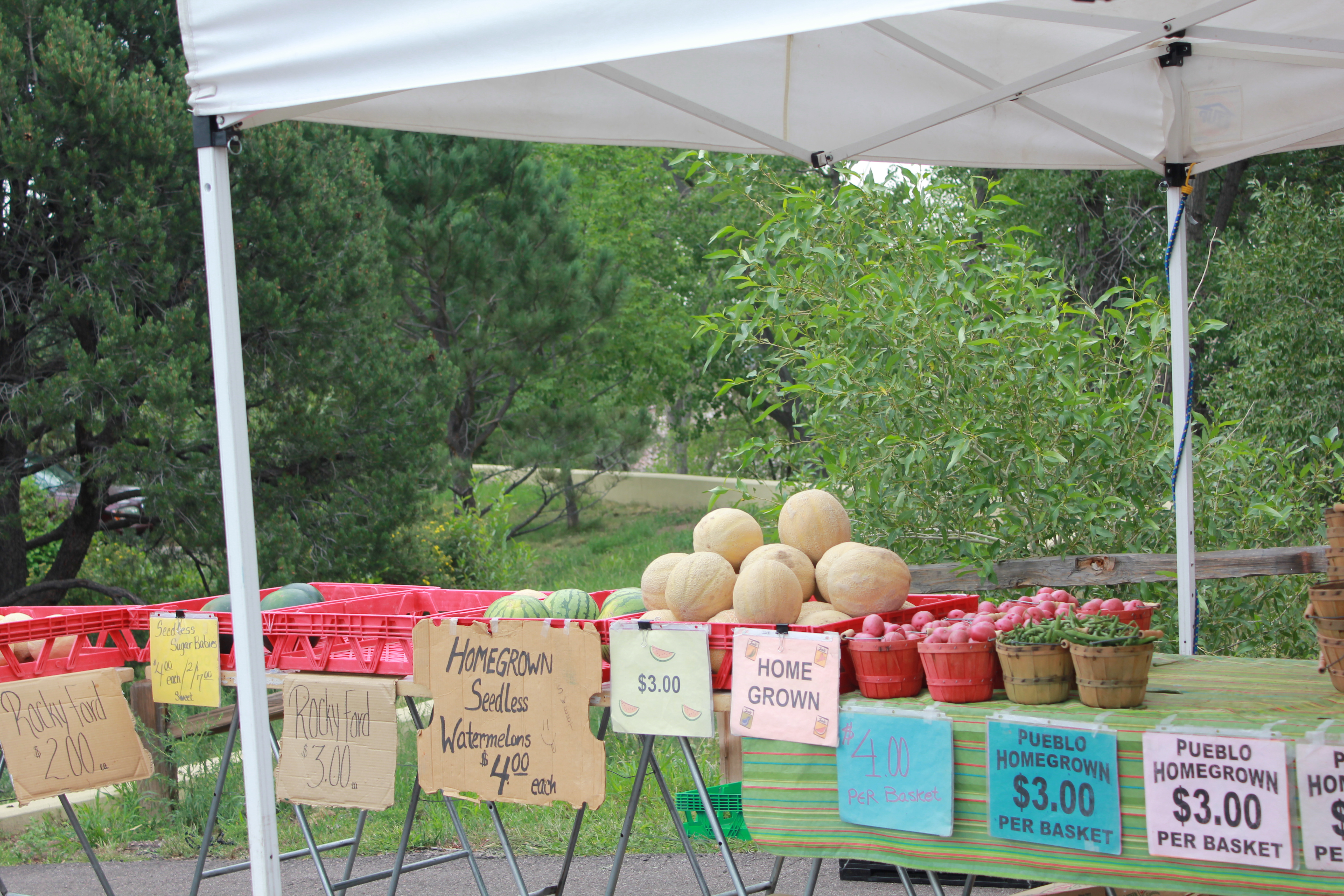 Colorado Springs Farmers Markets header image.