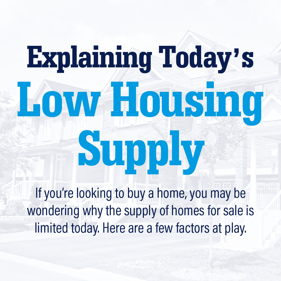 Explaining Today’s Low Housing Supply header image.
