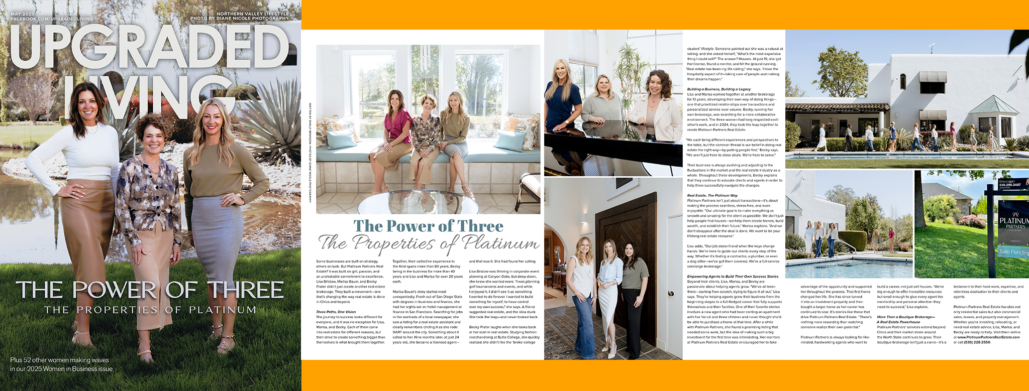 The Power of Three: How Platinum Partners is Redefining Real Estate in Chico and Beyond header image.