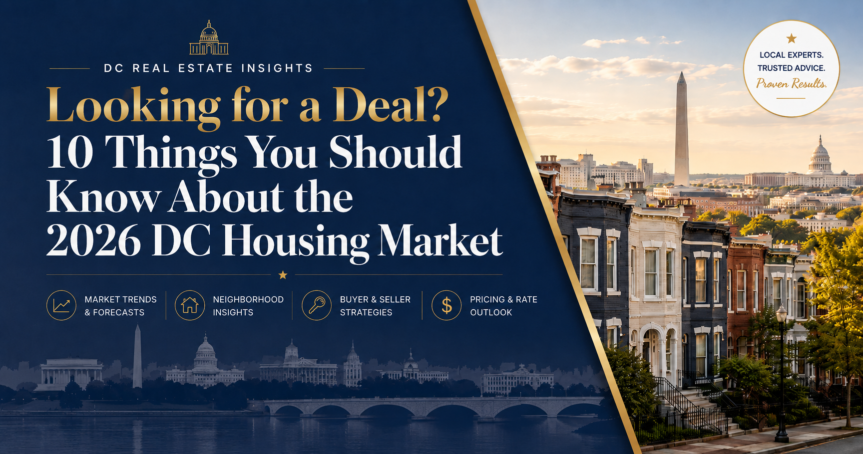 Looking for a Deal? 10 Things You Should Know About the 2026 DC Housing Market header image.
