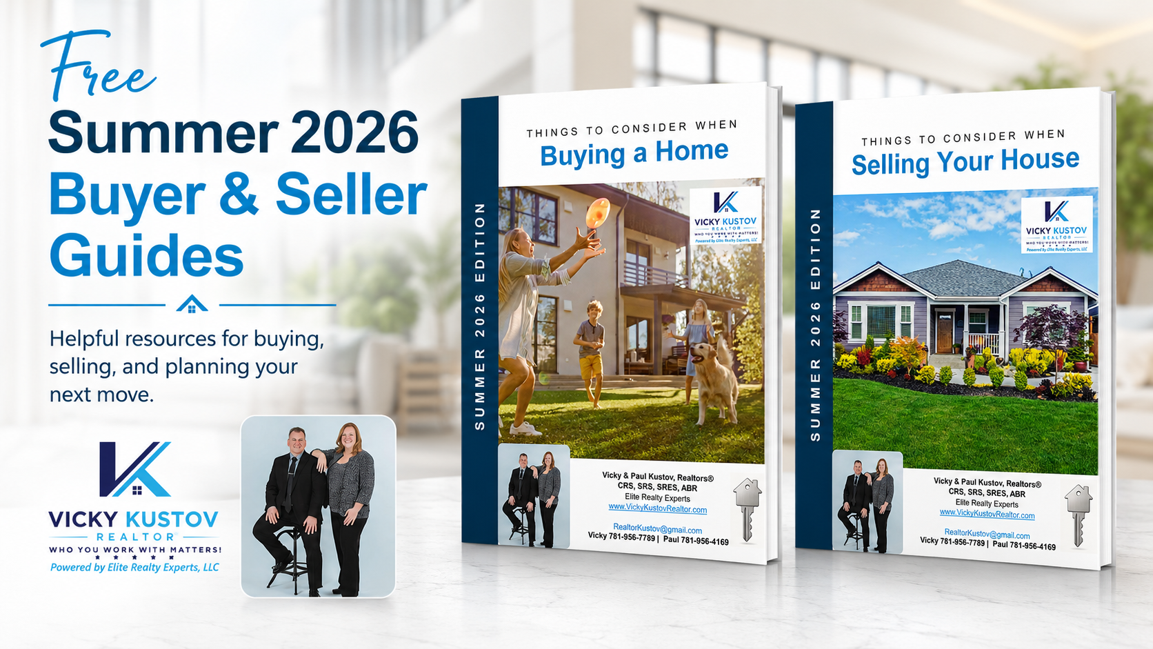 Free Summer 2026 Buyer & Seller Guides for Your Next Real Estate Move header image.