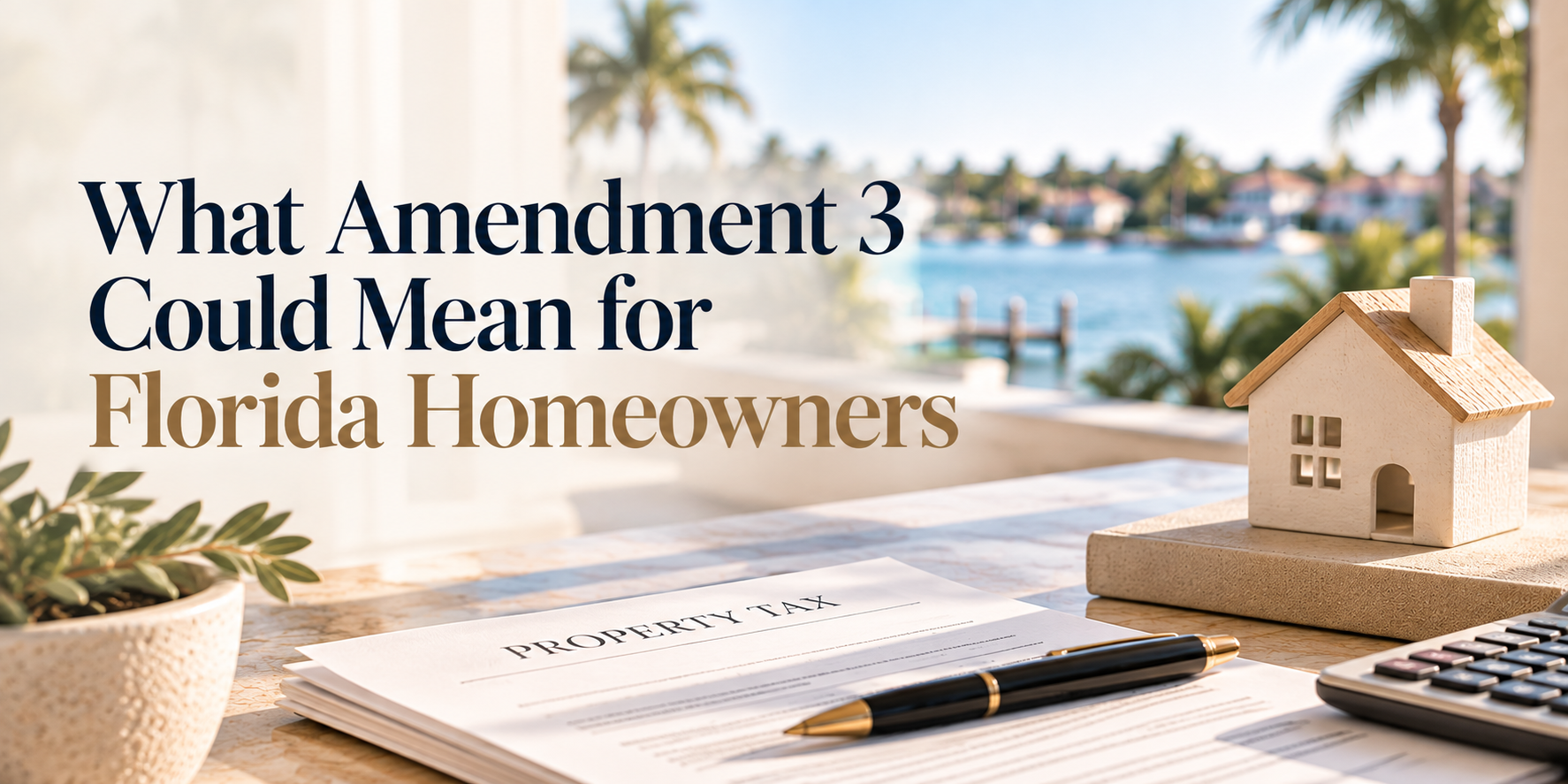 Florida Amendment 3 property tax savings for Sarasota homeowners