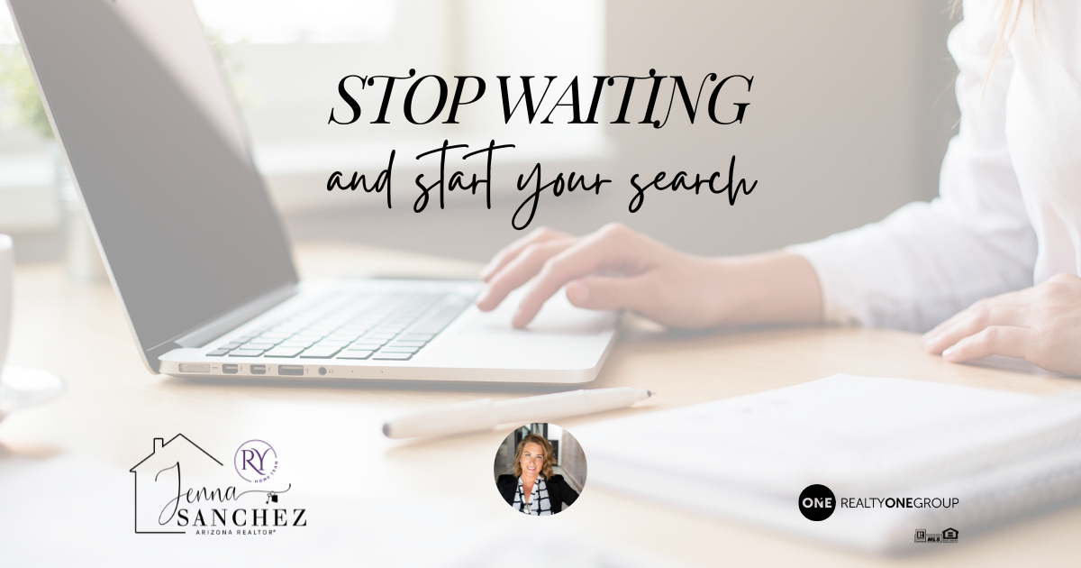 Stop Waiting on Mortgage Rates header image.