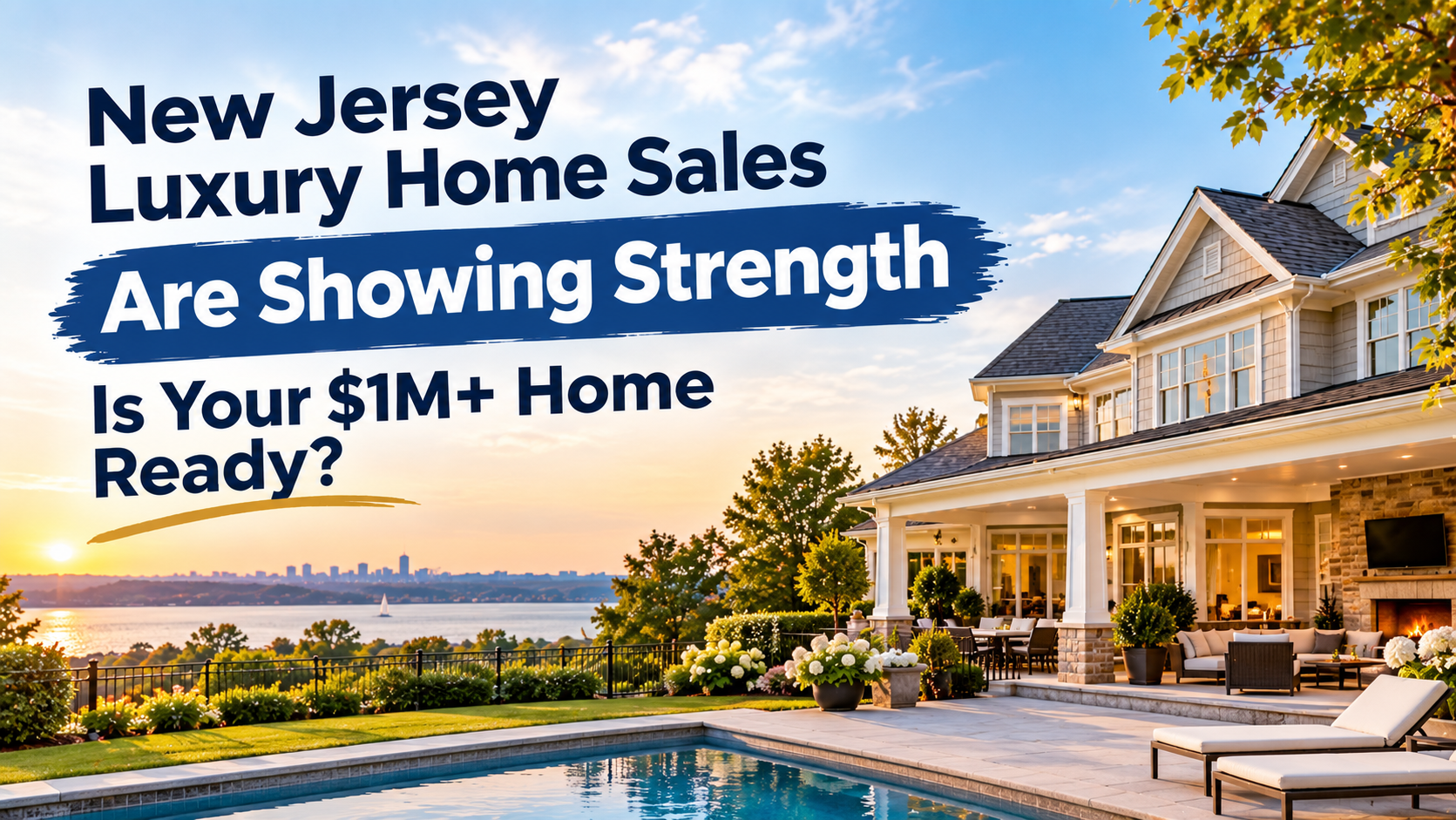 New Jersey Luxury Home Sales Are Showing Strength: Is Your $1M+ Home Ready? header image.