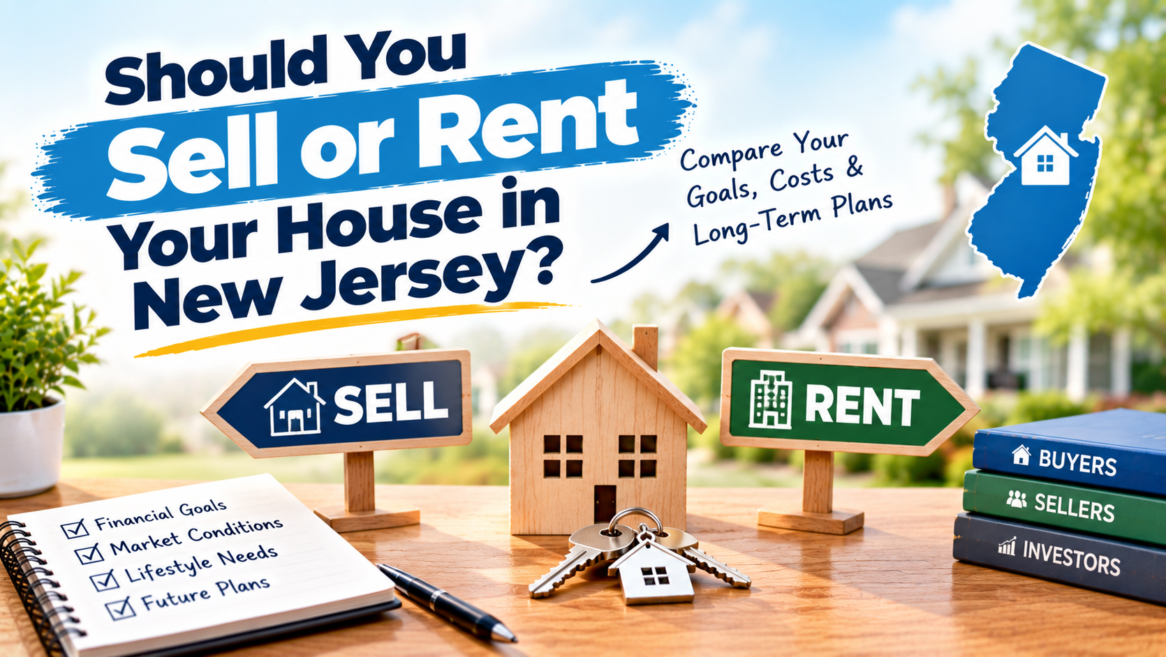 Should You Sell or Rent Your House in New Jersey? How to Choose the Right Path header image.