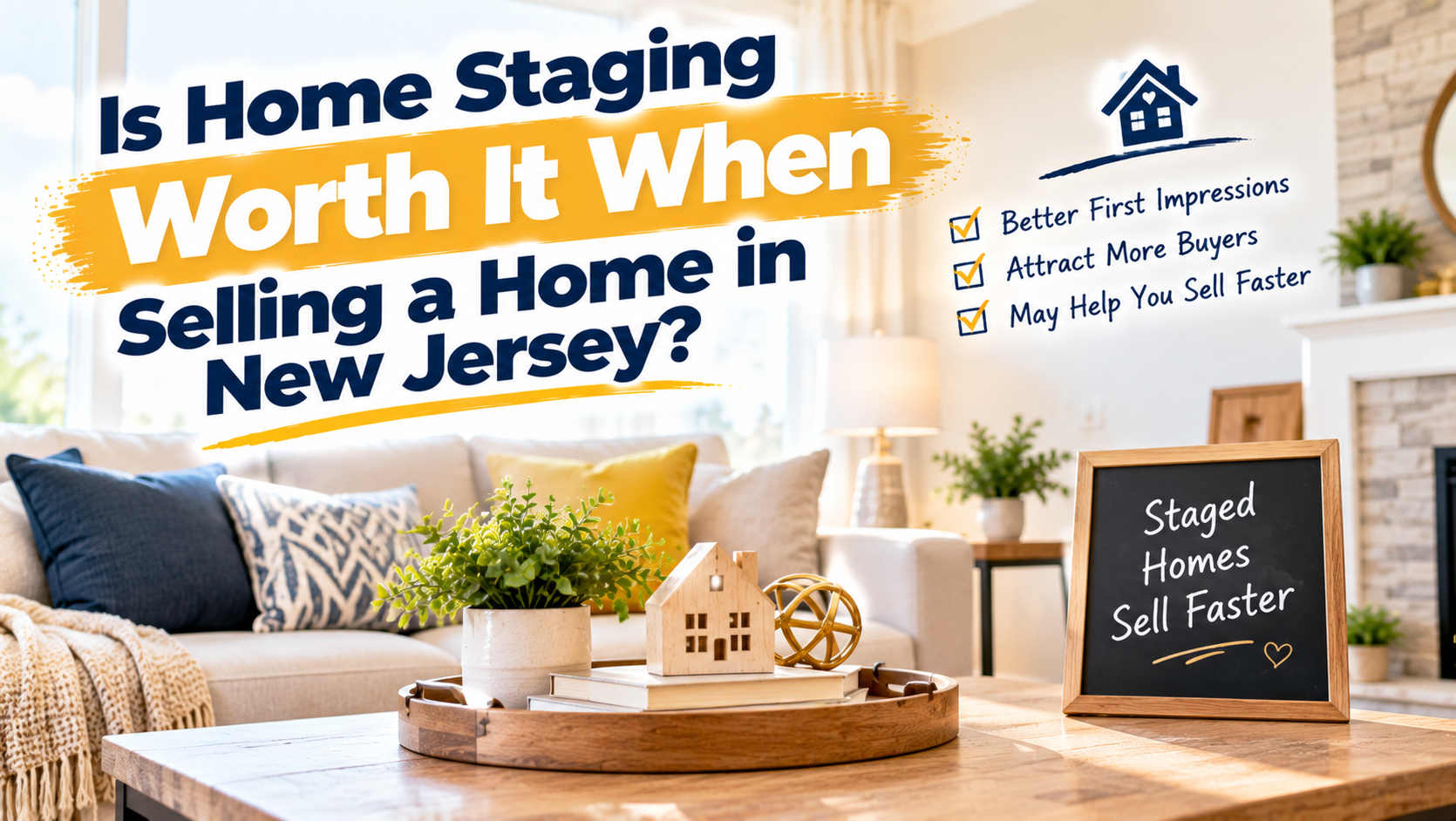 Is Home Staging Worth It When Selling a Home in New Jersey? header image.