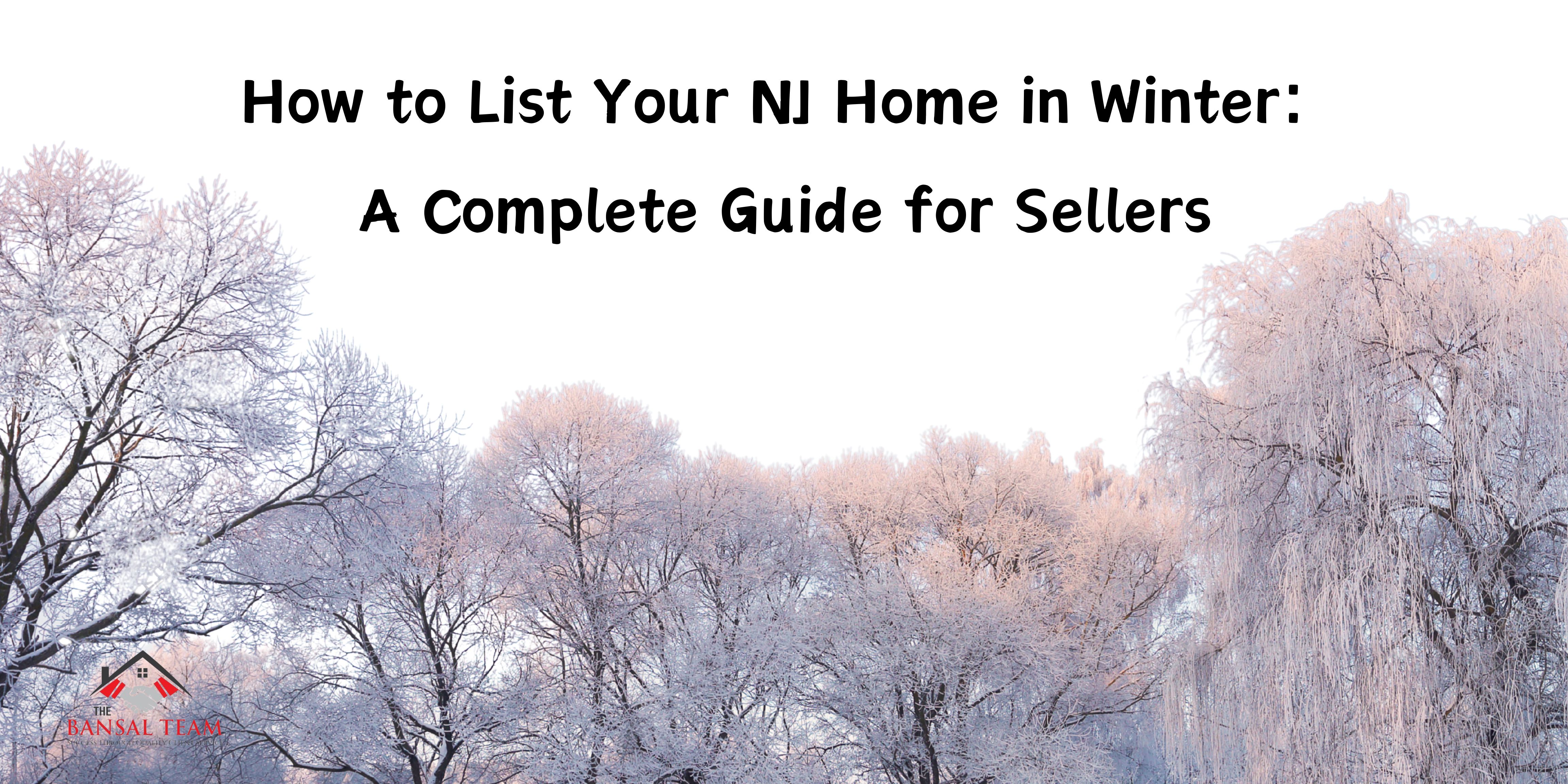 How to List Your NJ Home in Winter: A Complete Guide for Sellers header image.
