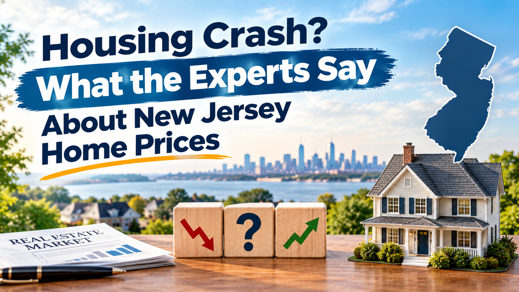 Hoping for (or Dreading) a Housing Crash? What the Experts Say About New Jersey Home Prices header image.