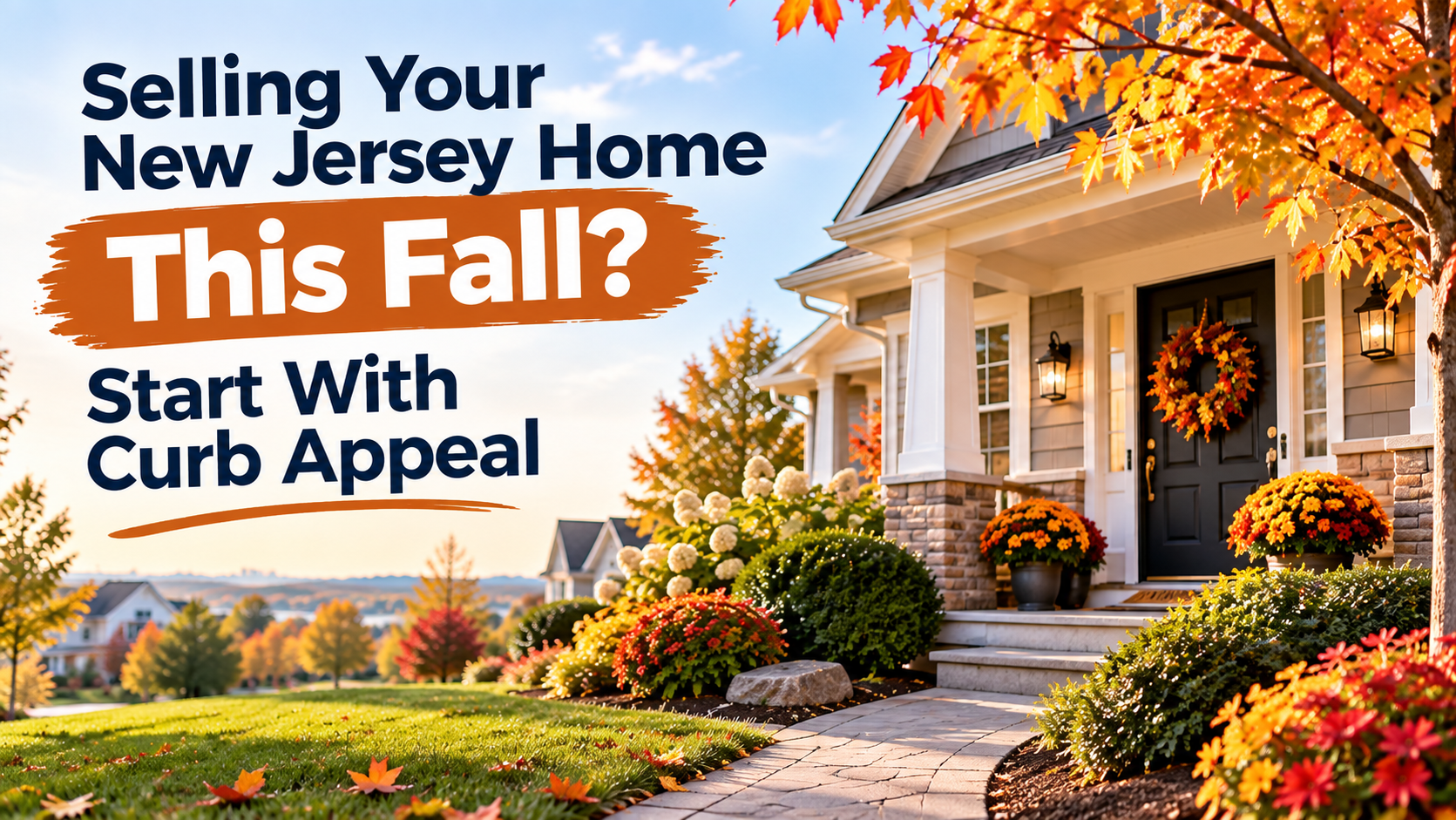 Selling Your New Jersey Home This Fall? Start With Curb Appeal header image.