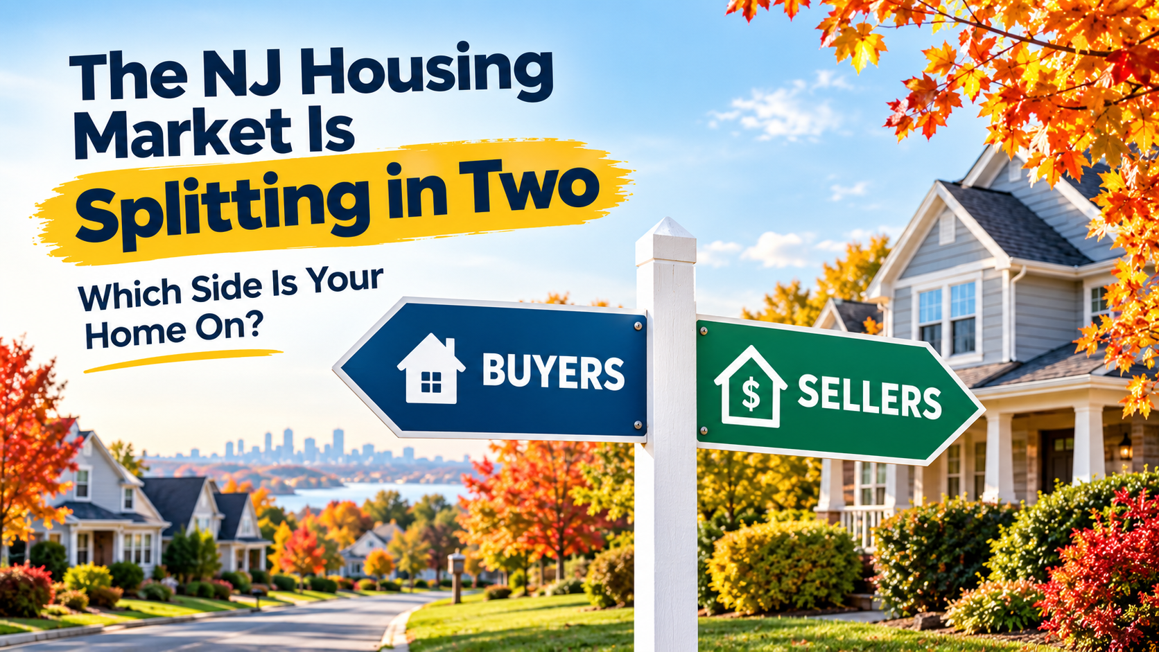 The New Jersey Housing Market Is Splitting in Two — Which Side Is Your Home On? header image.