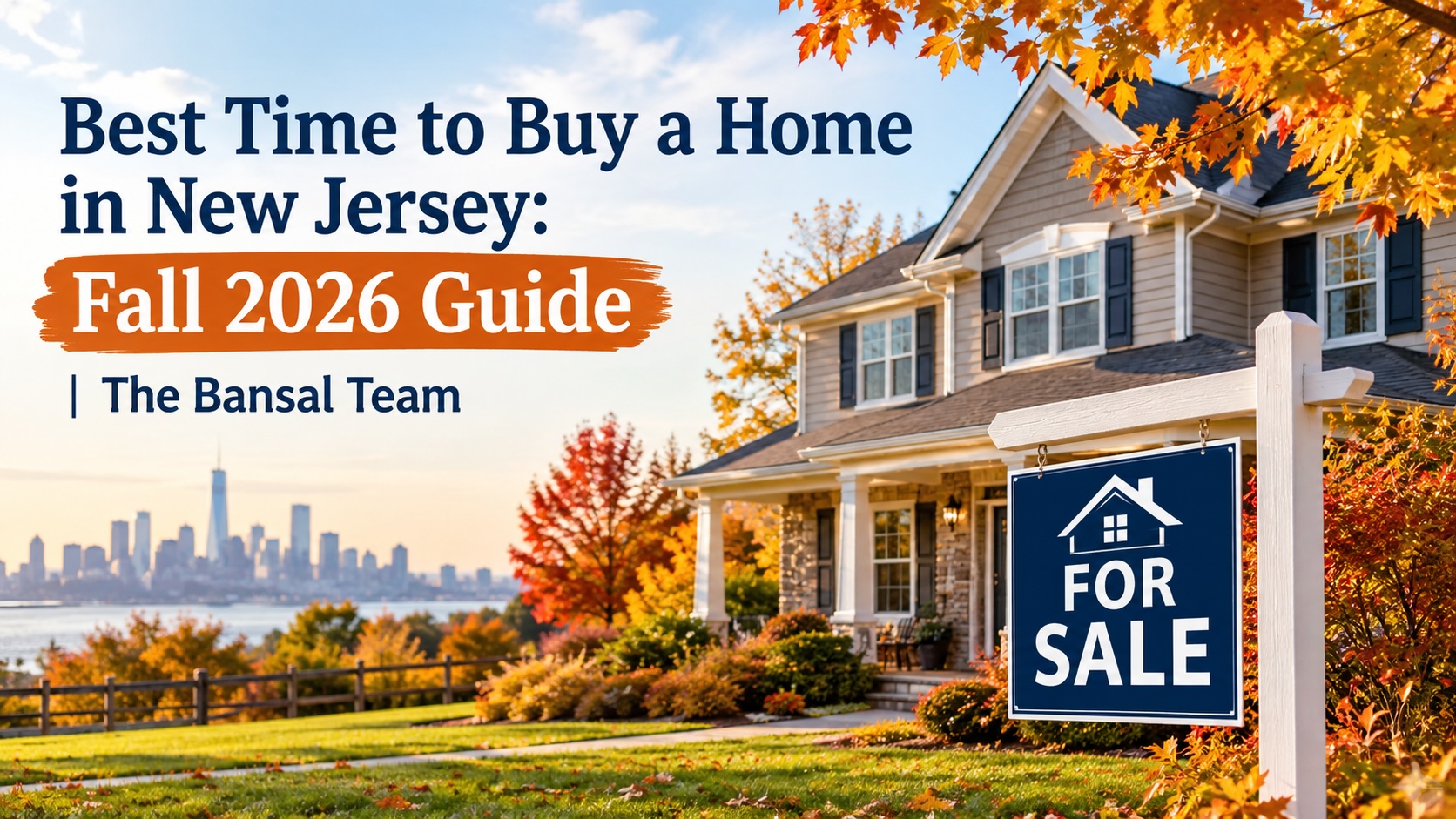 Best Time to Buy a Home in New Jersey: Fall 2026 Guide | The Bansal Team header image.