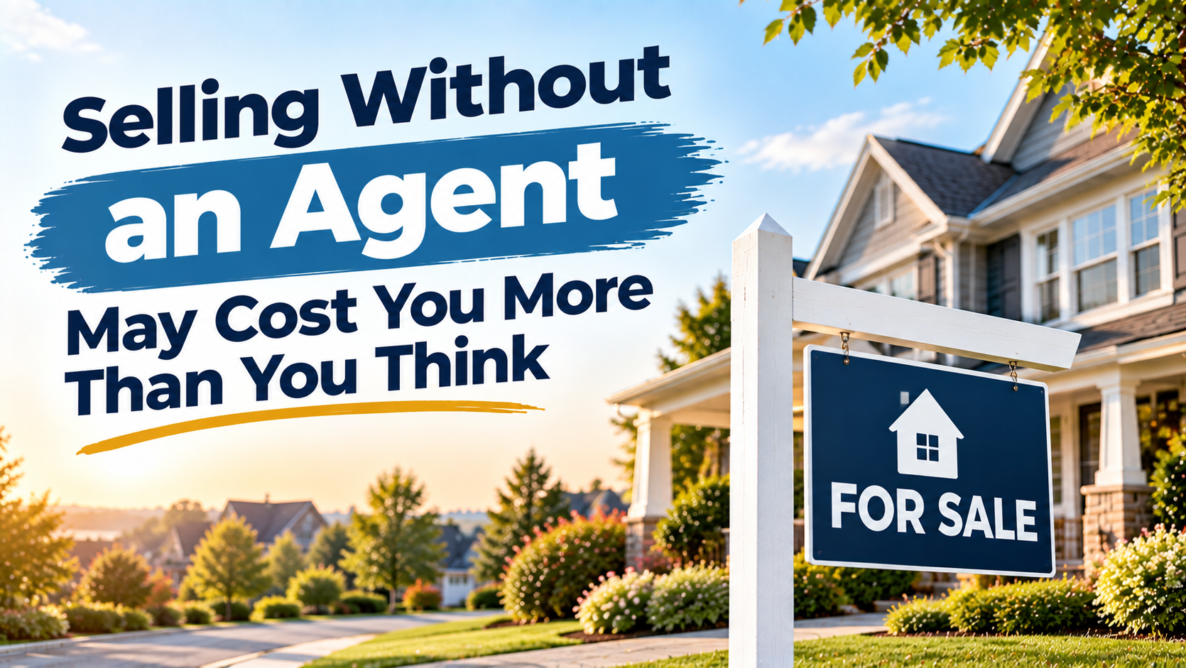Selling Without an Agent May Cost You More Than You Think header image.