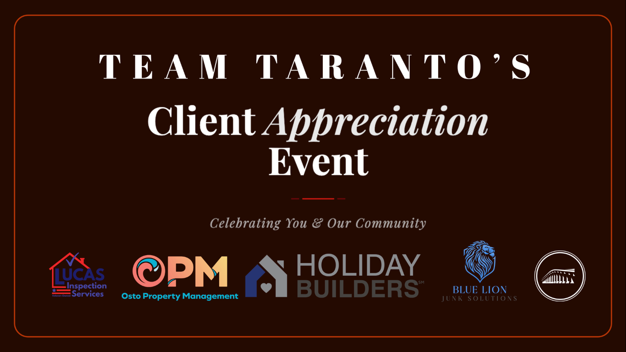 Team Taranto Client Appreciation Event 2026: A Day of Gratitude, Fun, and Community header image.