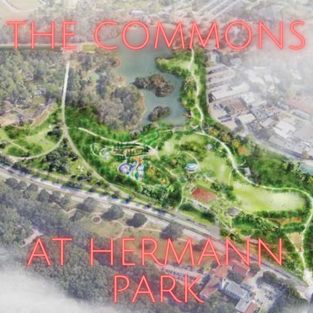 The Commons at Hermann Park Grand Opening on April 13th header image.