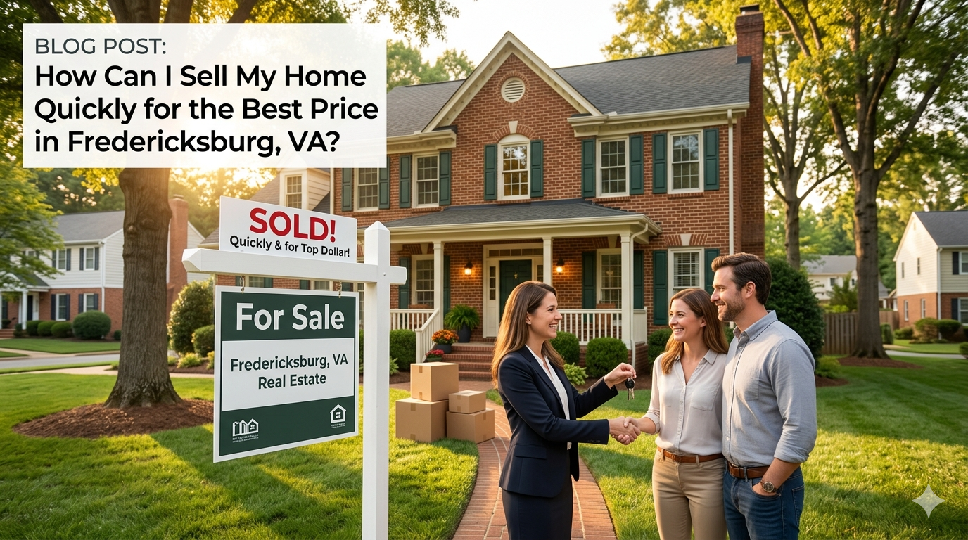 How Can I Sell My Home Quickly for the Best Price in Fredericksburg, VA