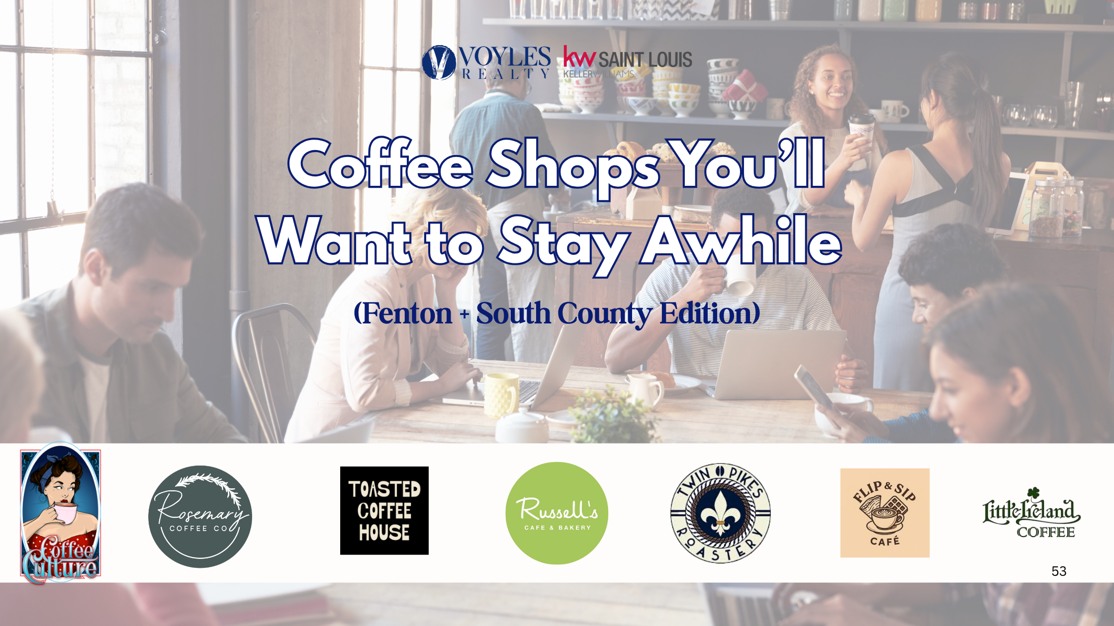 A blog banner for Voyles Realty titled 