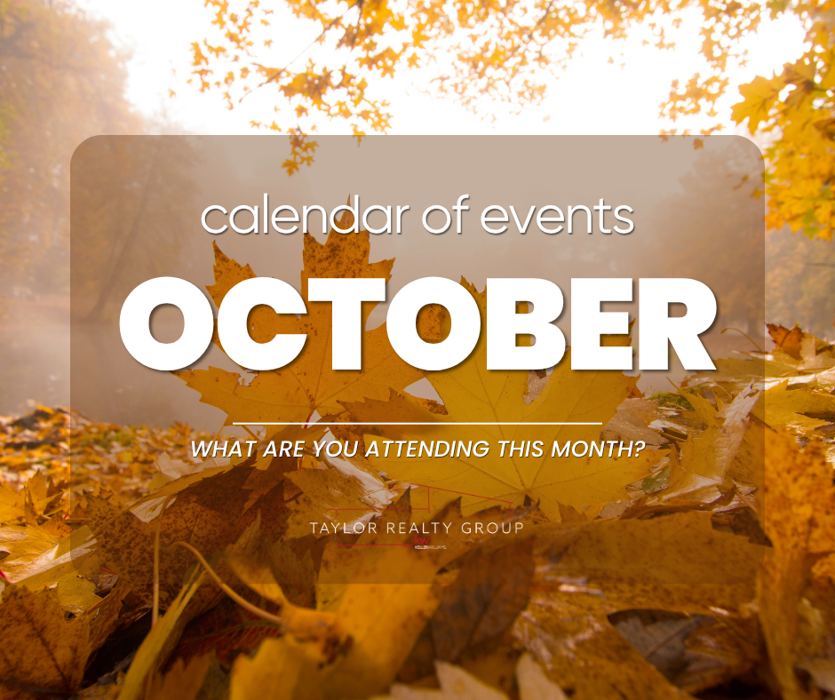 October 2025 Calendar of Events header image.