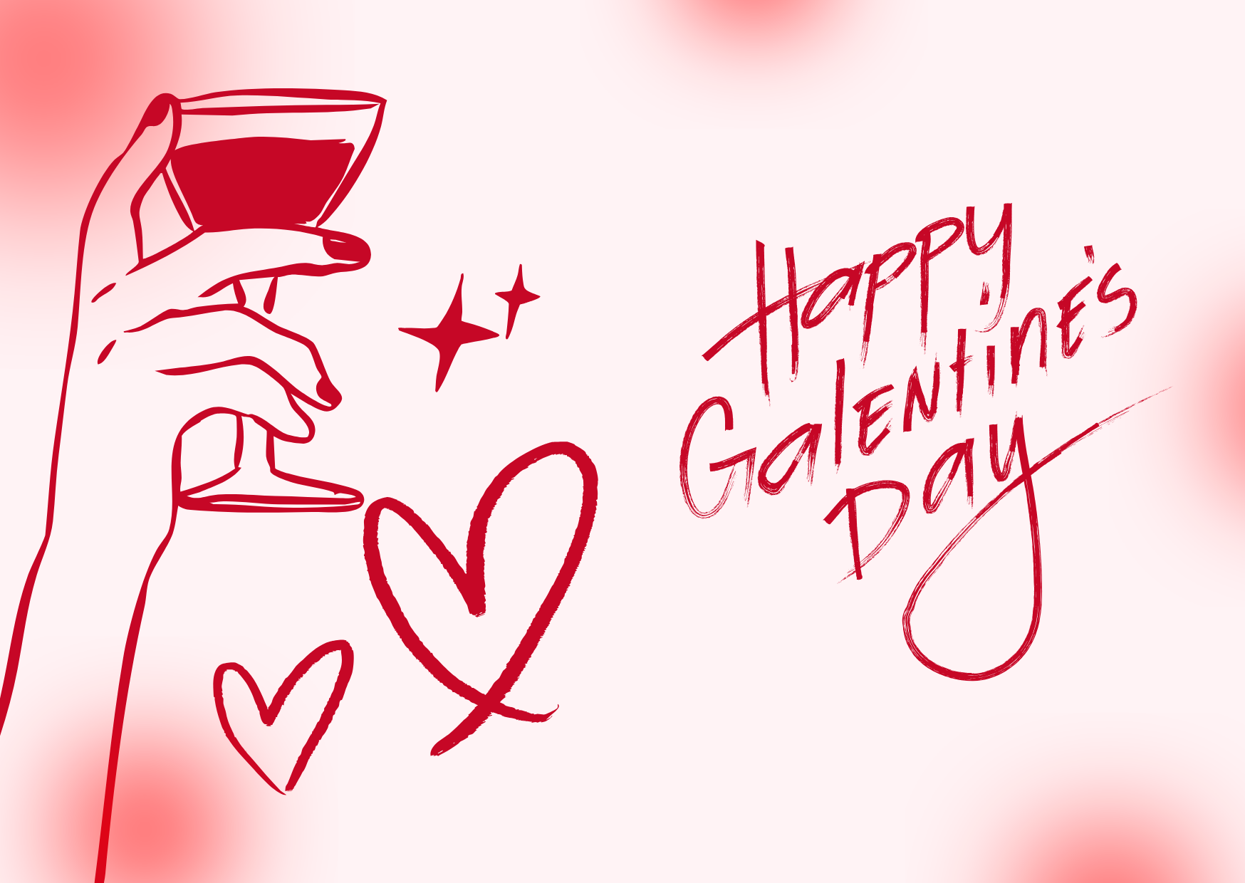 Boots, Blooms, and Besties: Galentine's Itinerary header image.