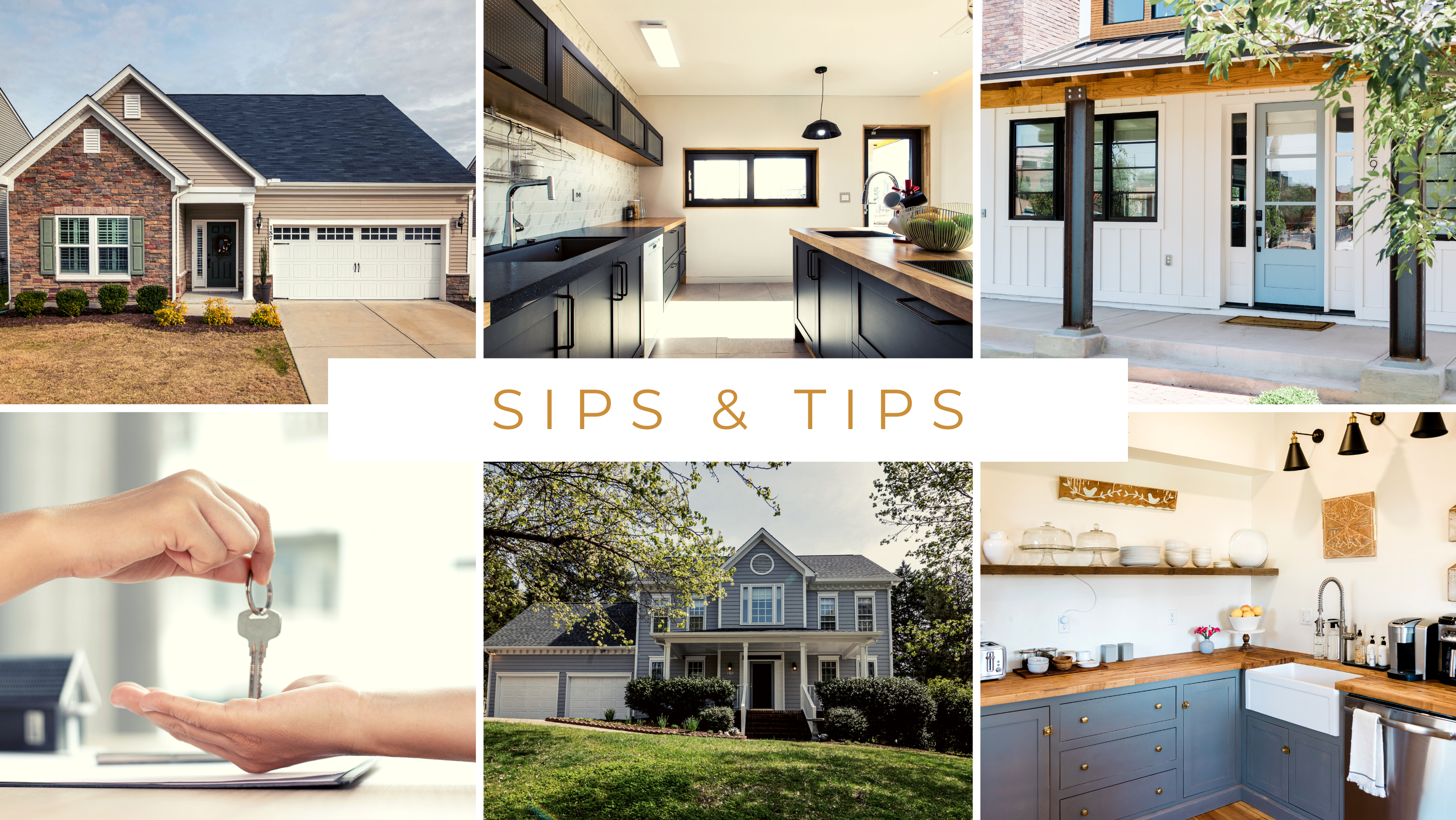 April Sips & Tips: Top 5 Tips for Selling in Today's Market header image.