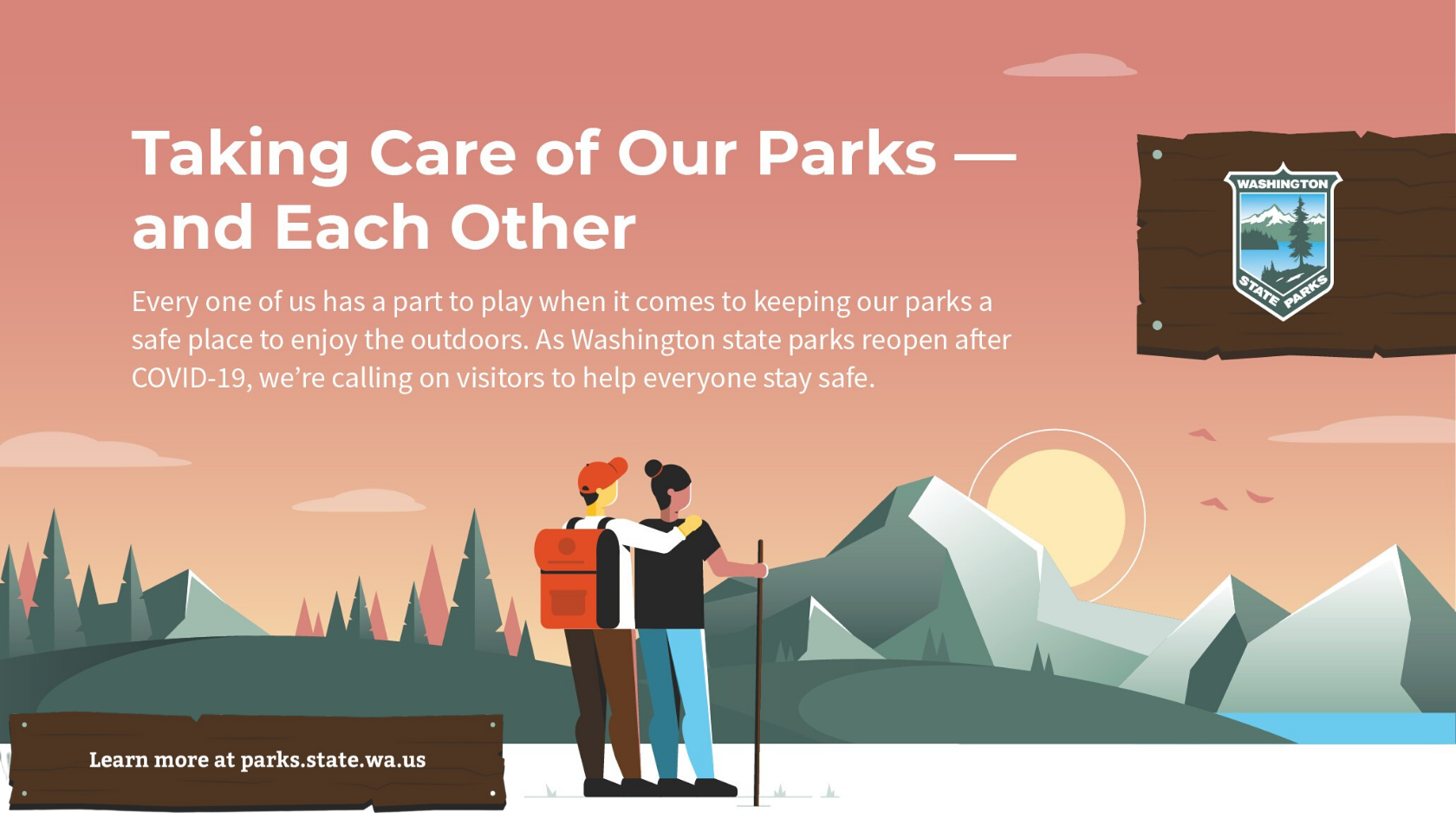 Parks Are Now Open! header image.
