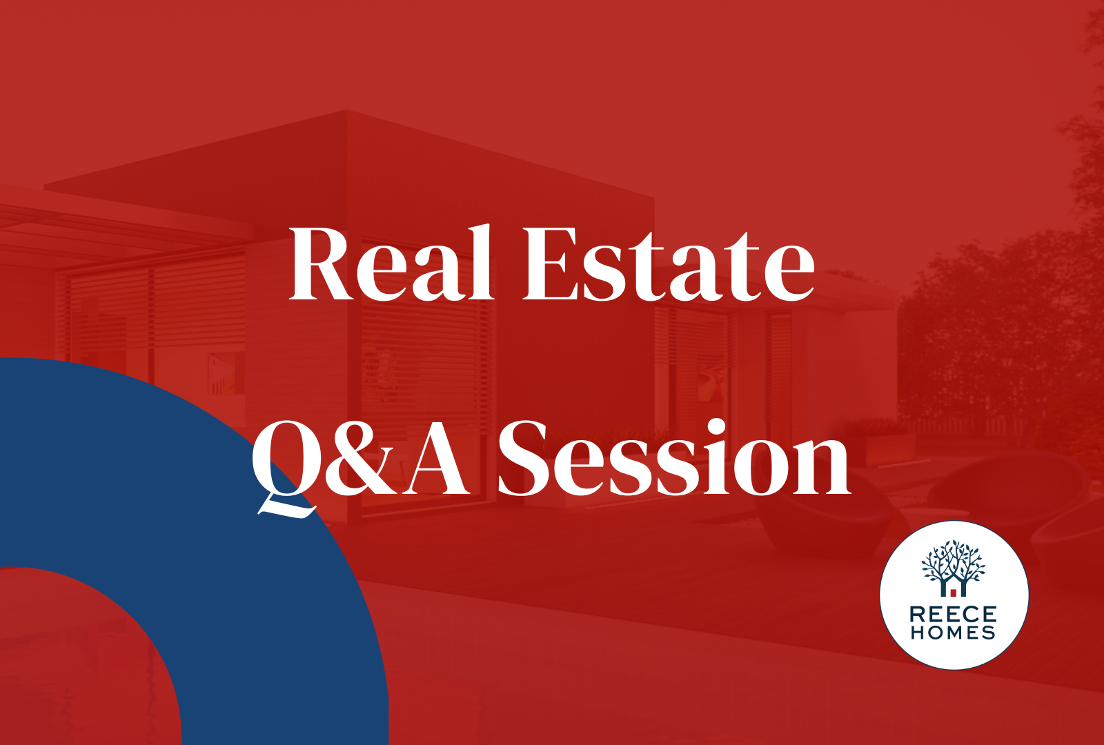 Sips & Tips with Reece Homes! header image.