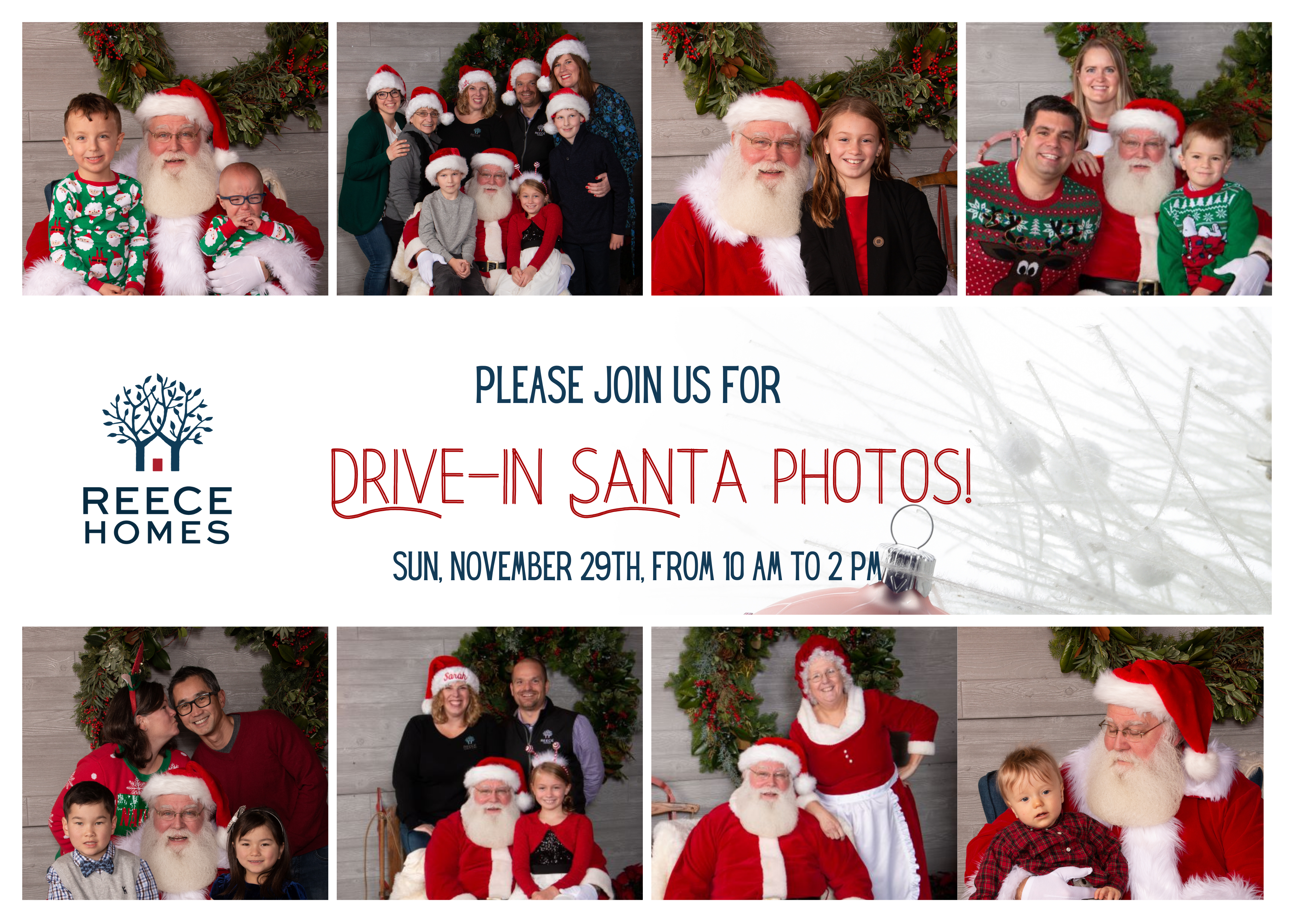 2020 - Canceled Reece Homes Santa Photos with a twist! header image.