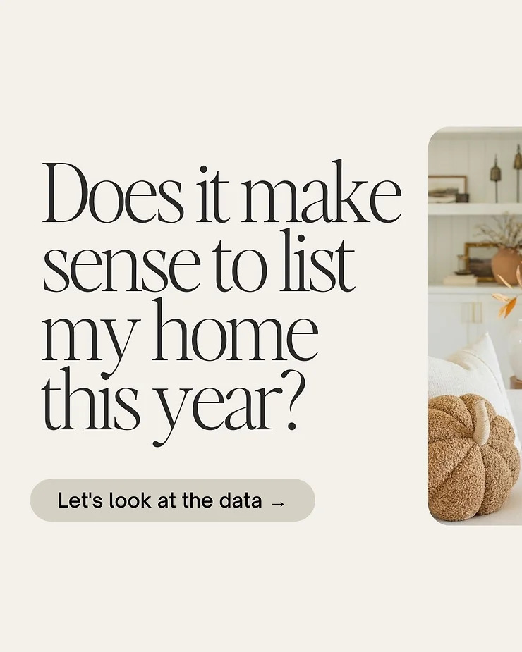 Does it Make Sense to List My Home This Year! header image.