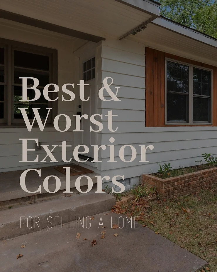 Best & Worst Exterior Colors to Selling a Home header image.