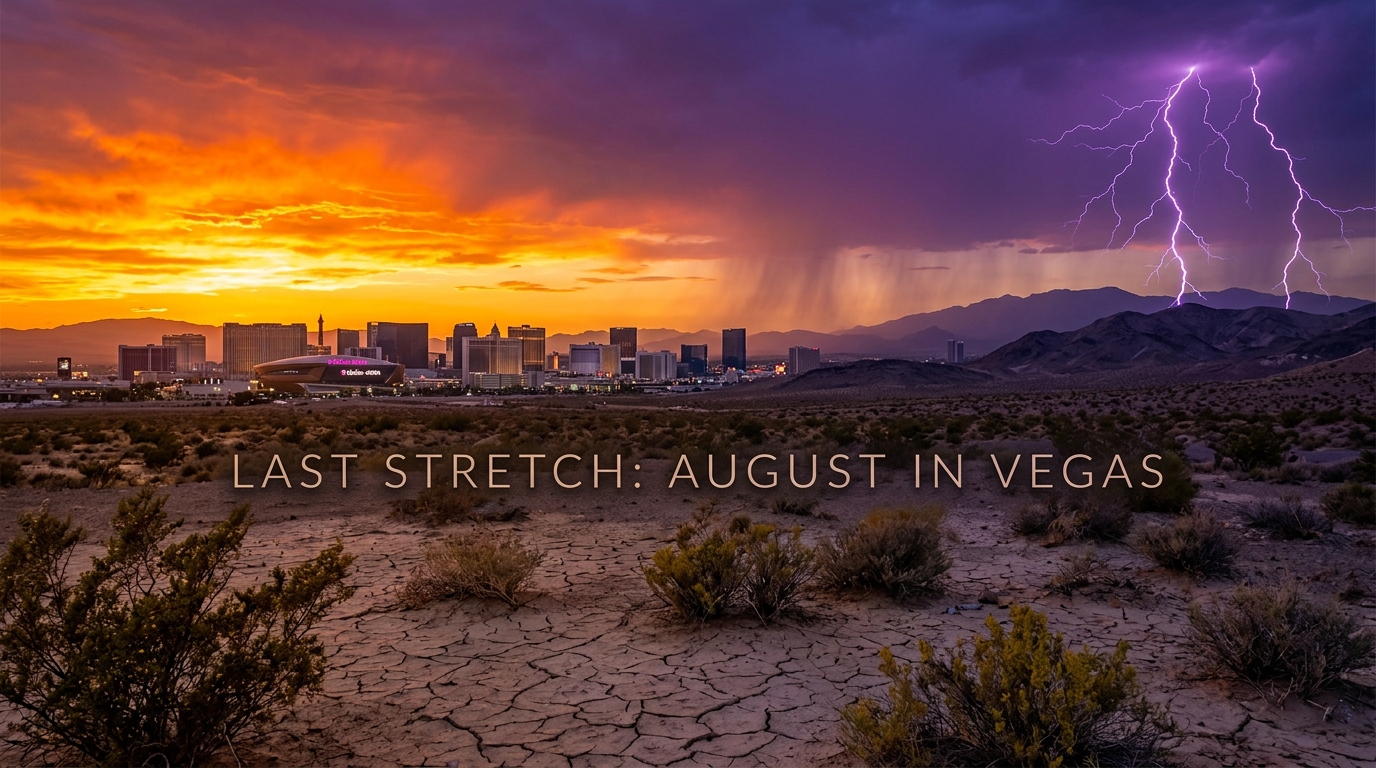 Late August in Las Vegas: Record Heat, Flooded Streets, and the Light at the End of the Tunnel header image.