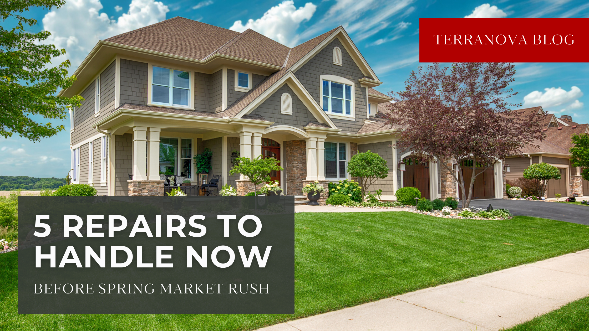 House Exterior in Springtime