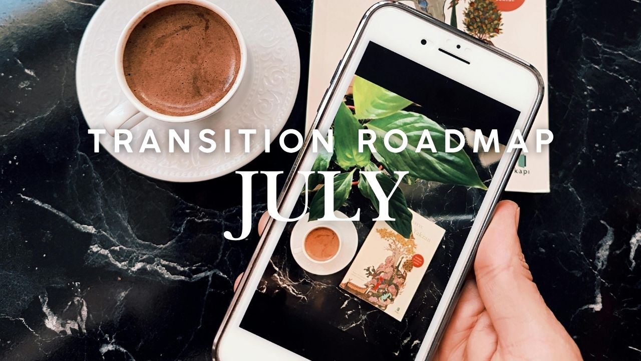 Cover image for the Transition Roadmap Blog, featuring a roadmap design with a July theme.