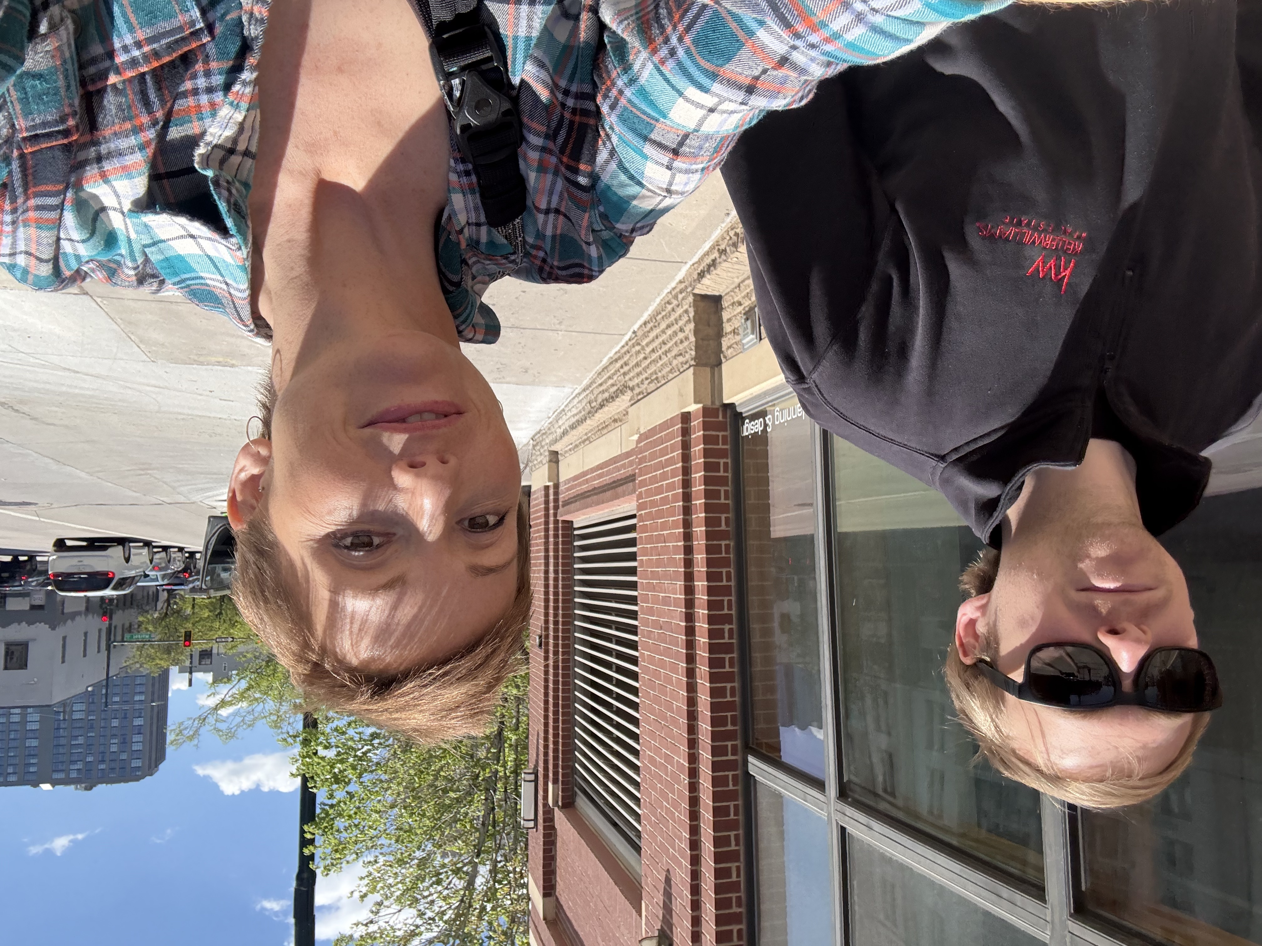 Me and my brother on the way to the Rockies game