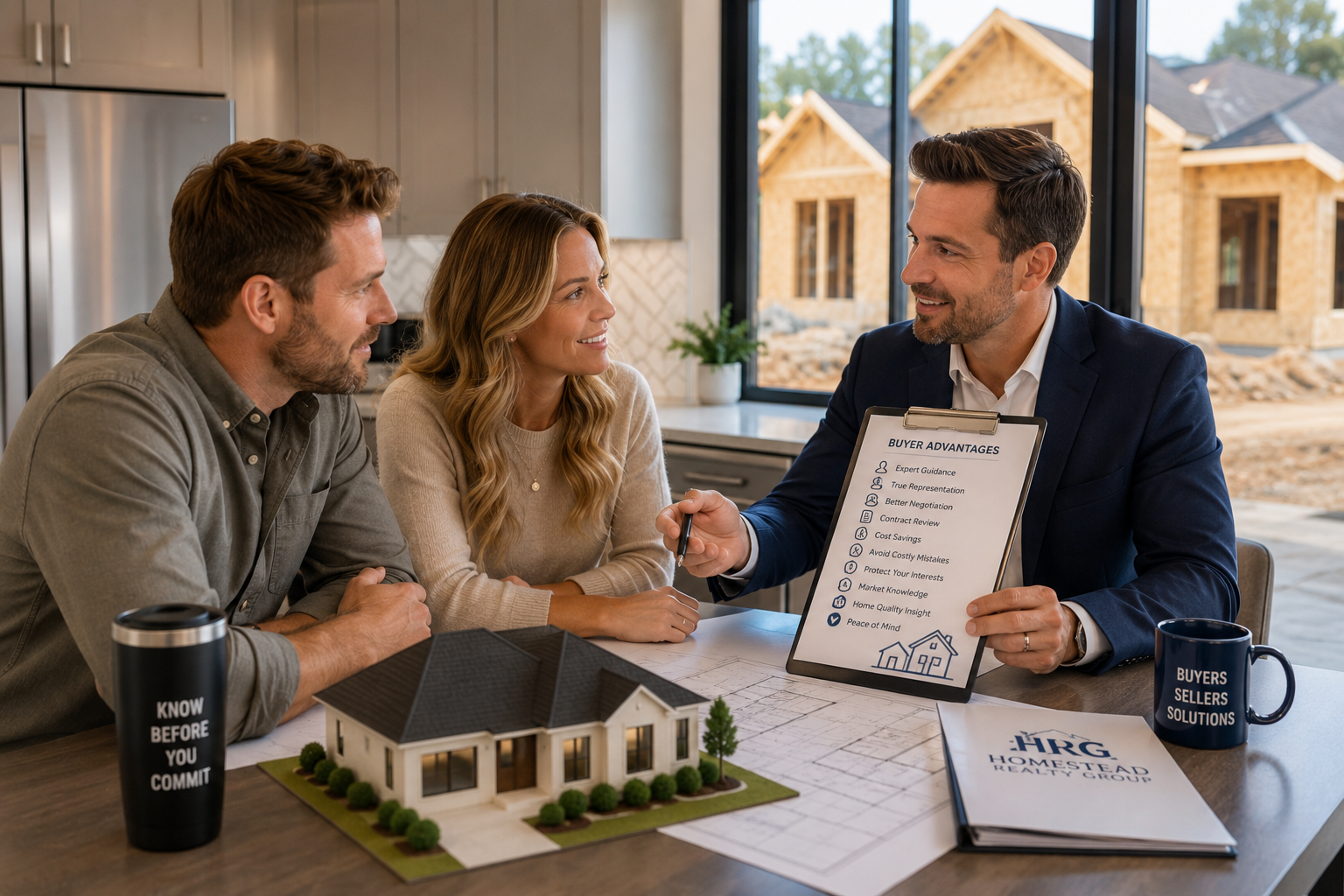 Top 10 Reasons You Should Hire a Realtor Before Visiting a Builder header image.