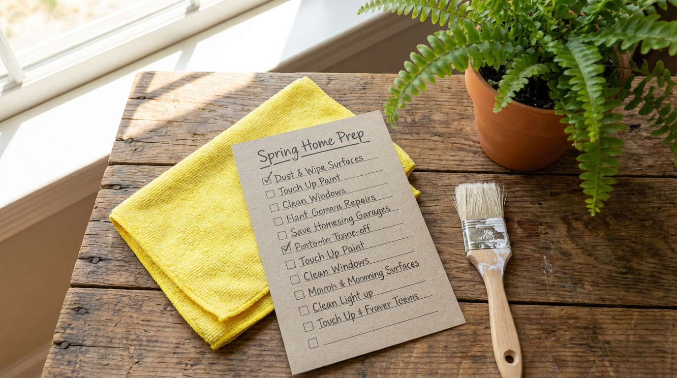 Spring home prep: simple fixes that prevent big repairs header image.
