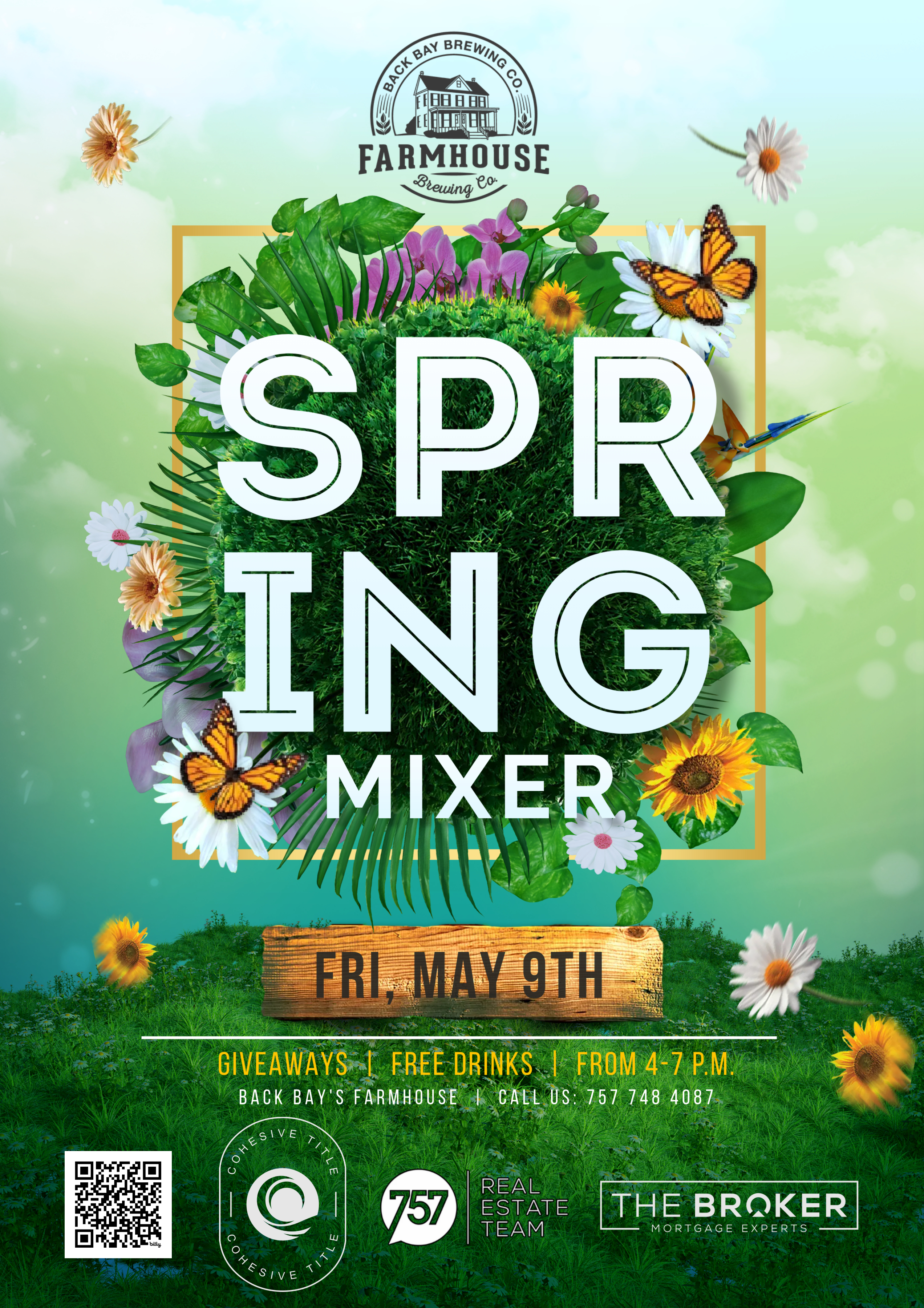 Spring Mixer: MAY 9TH 4-7 P.M. header image.