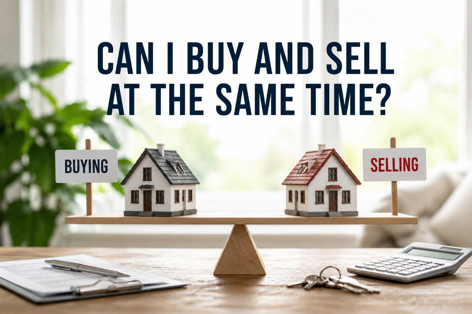 Can I Buy and Sell at the Same Time? header image.