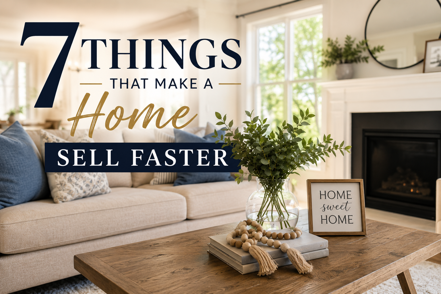 7 Things That Help Homes Sell Faster in Today’s Real Estate Market header image.