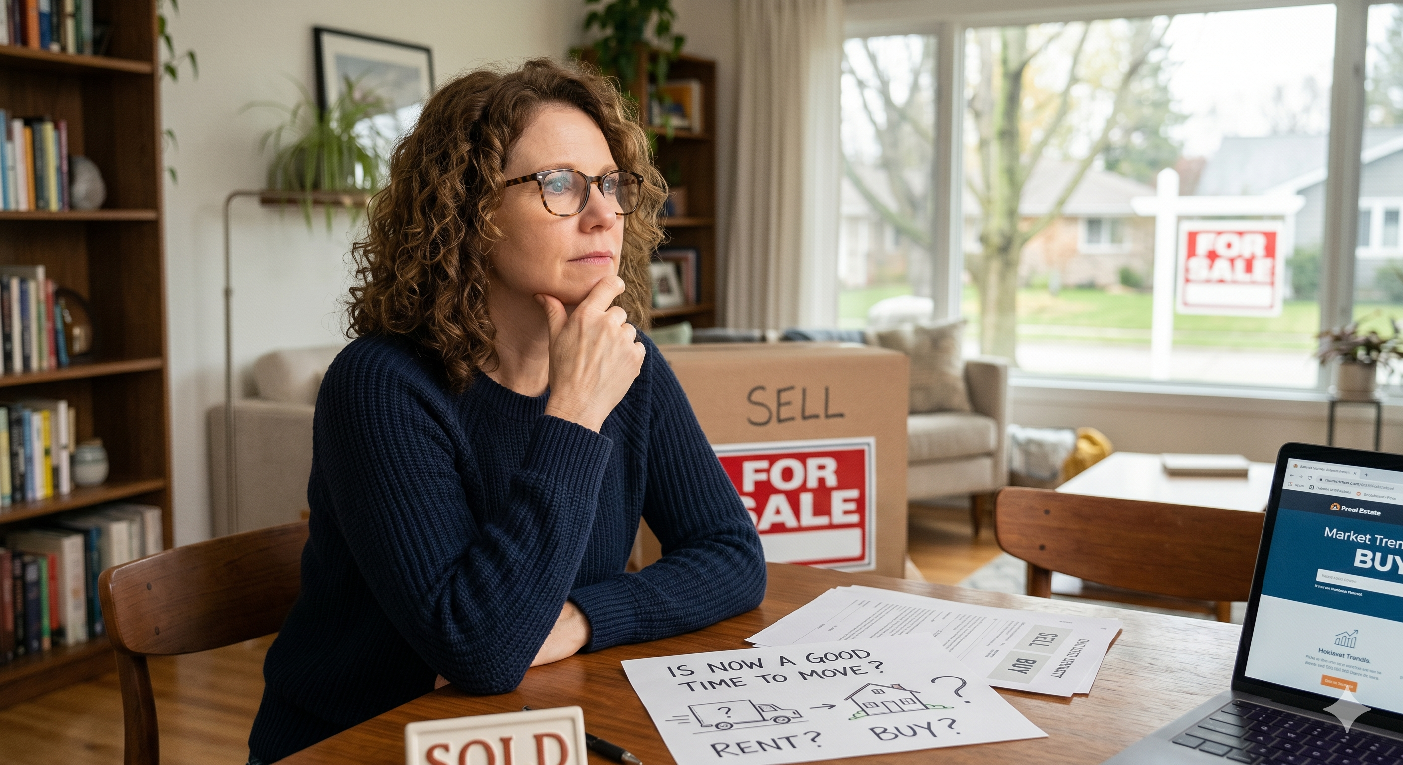 Is Now a Good Time to Buy or Sell a Home? header image.