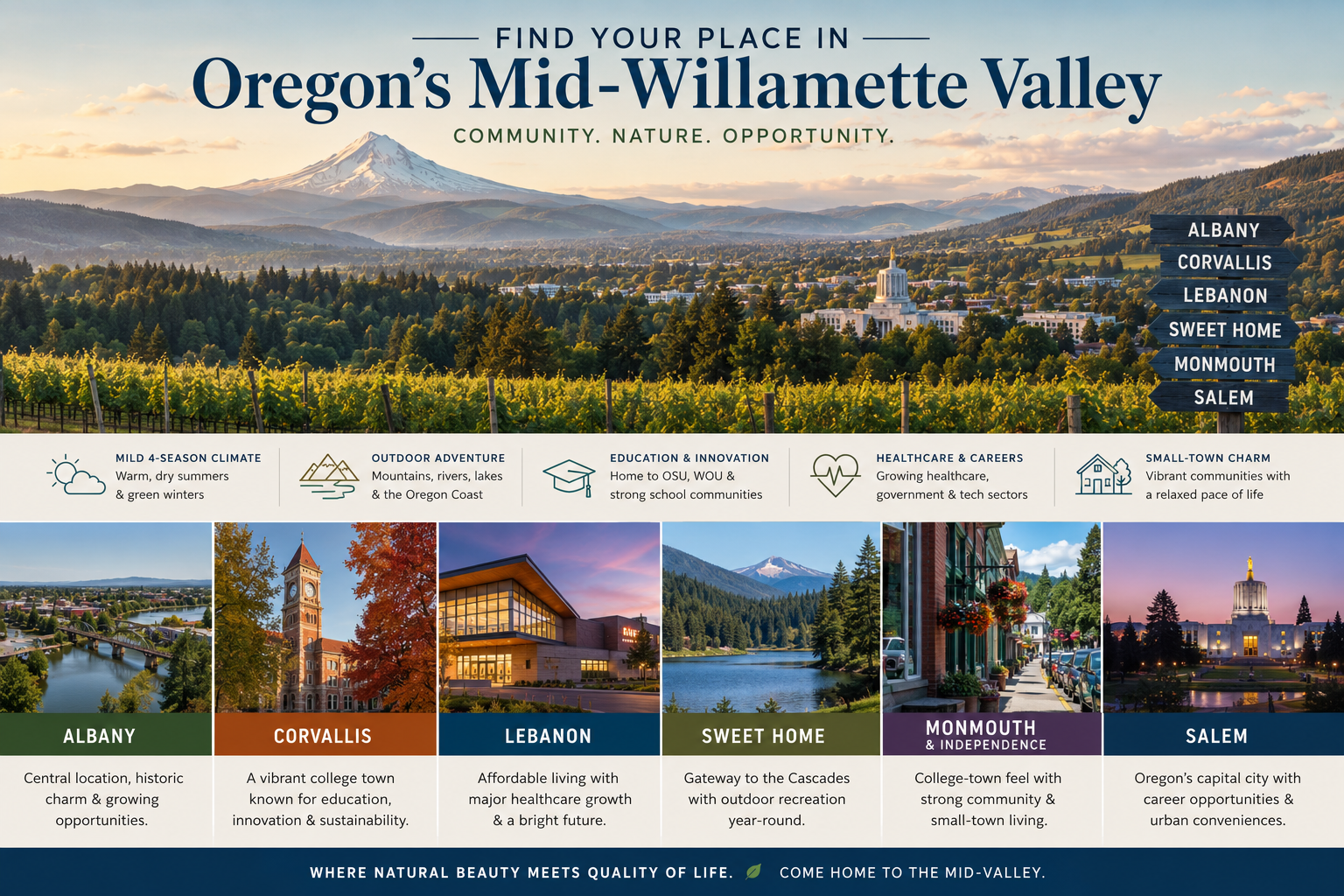 Oregon's Mid Willamette Valley