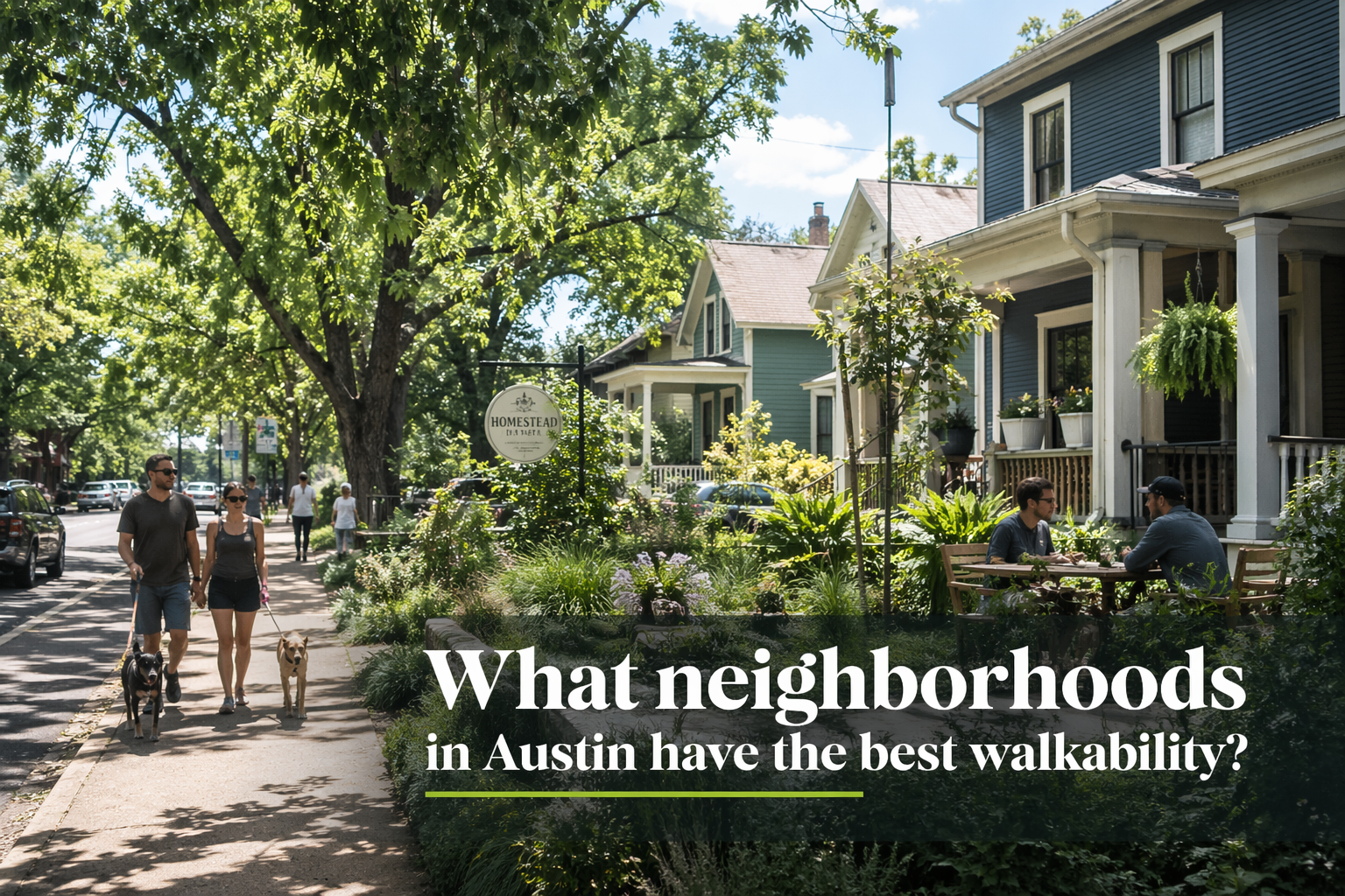 What neighborhoods in Austin have the best walkability? header image.