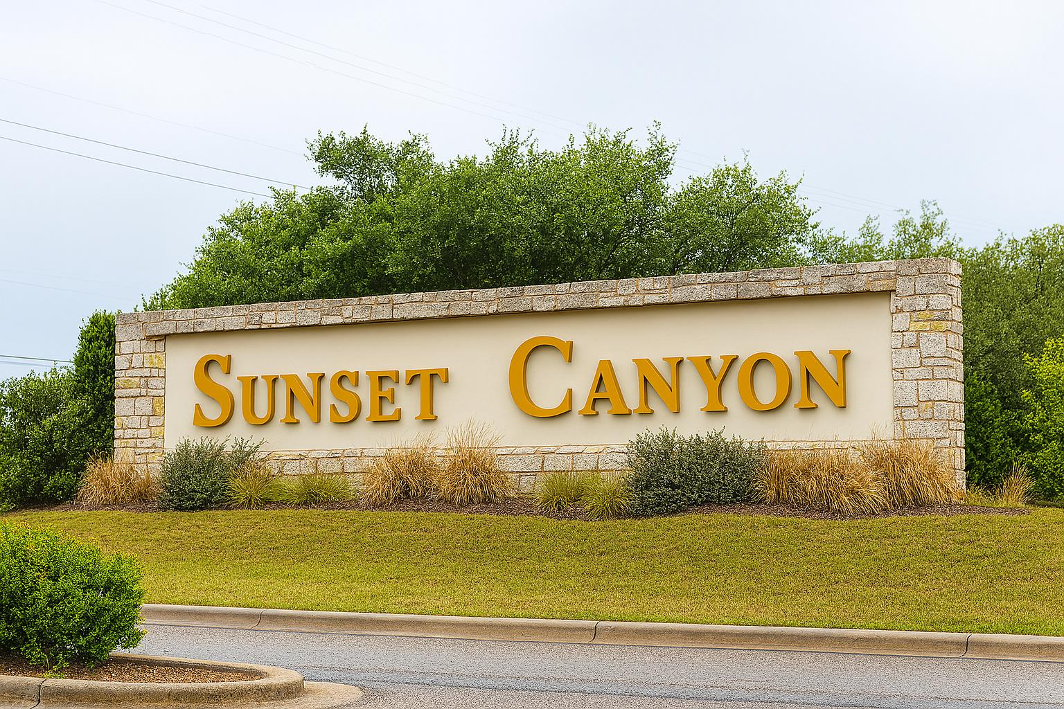 Where Hill Country Charm Meets Suburban Comfort- Sunset Canyon in Dripping Springs, TX header image.