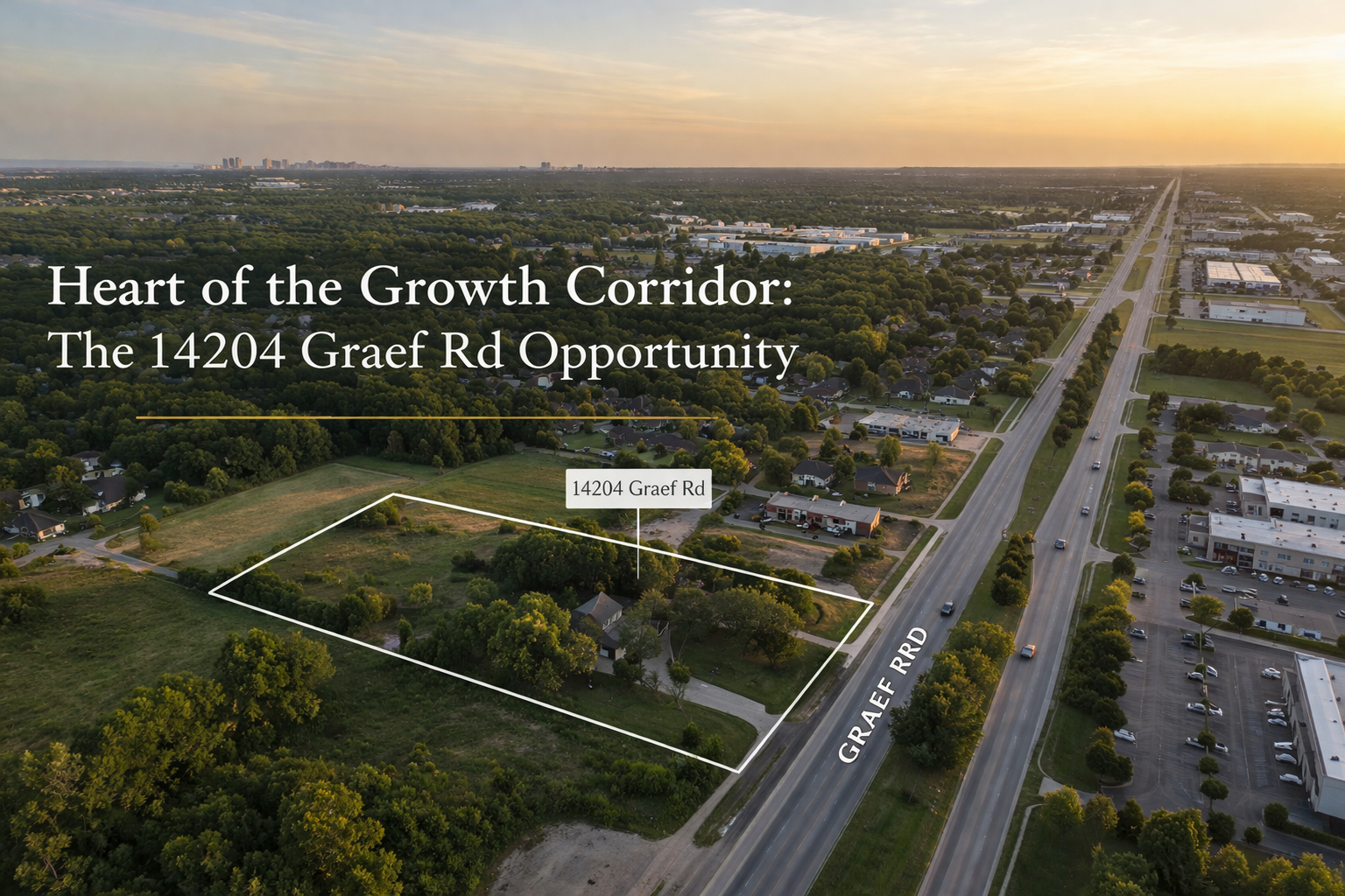 Heart of the Growth Corridor: The 14204 Graef Rd Opportunity header image.
