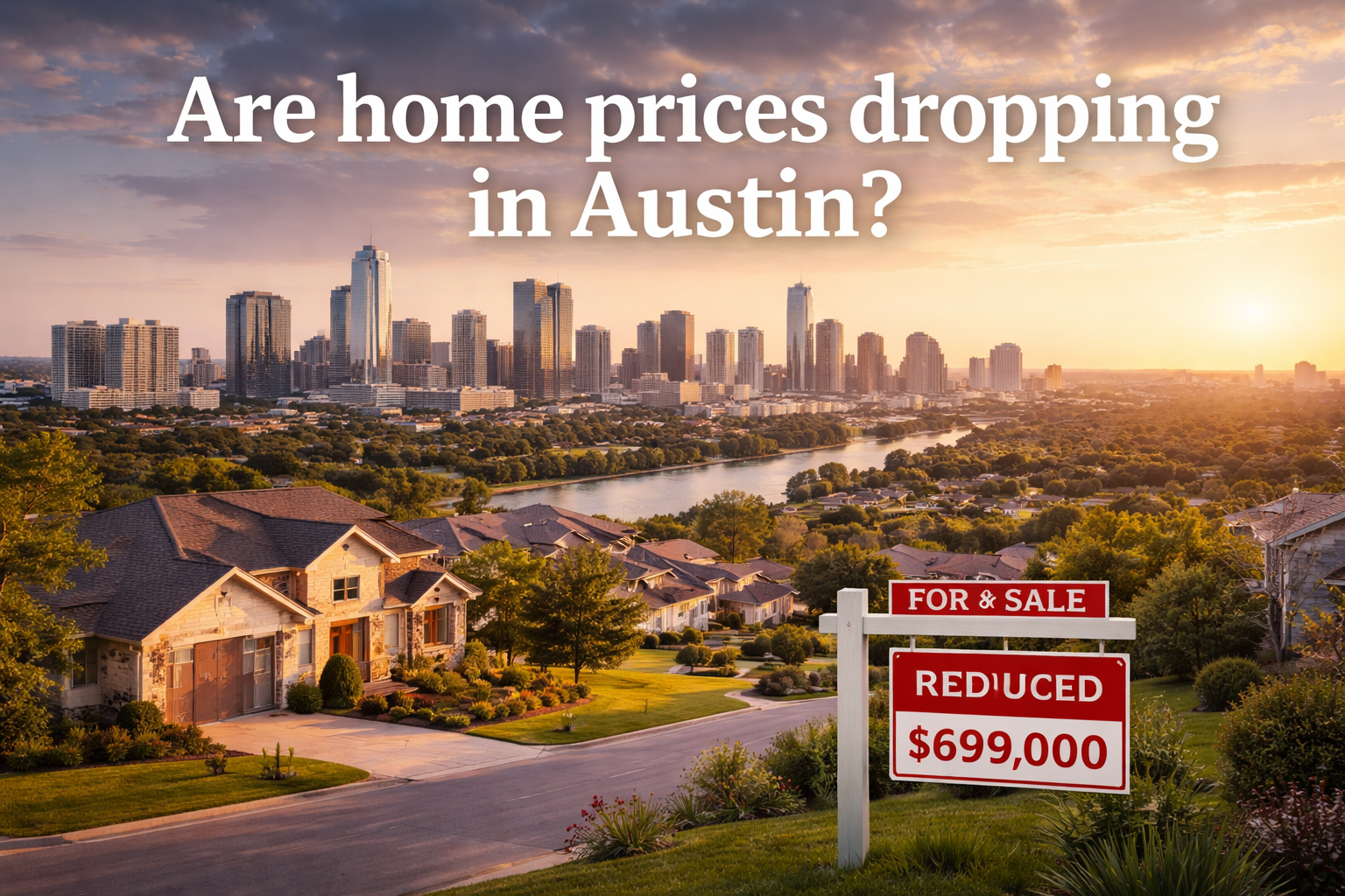 Are home prices dropping in Austin? header image.