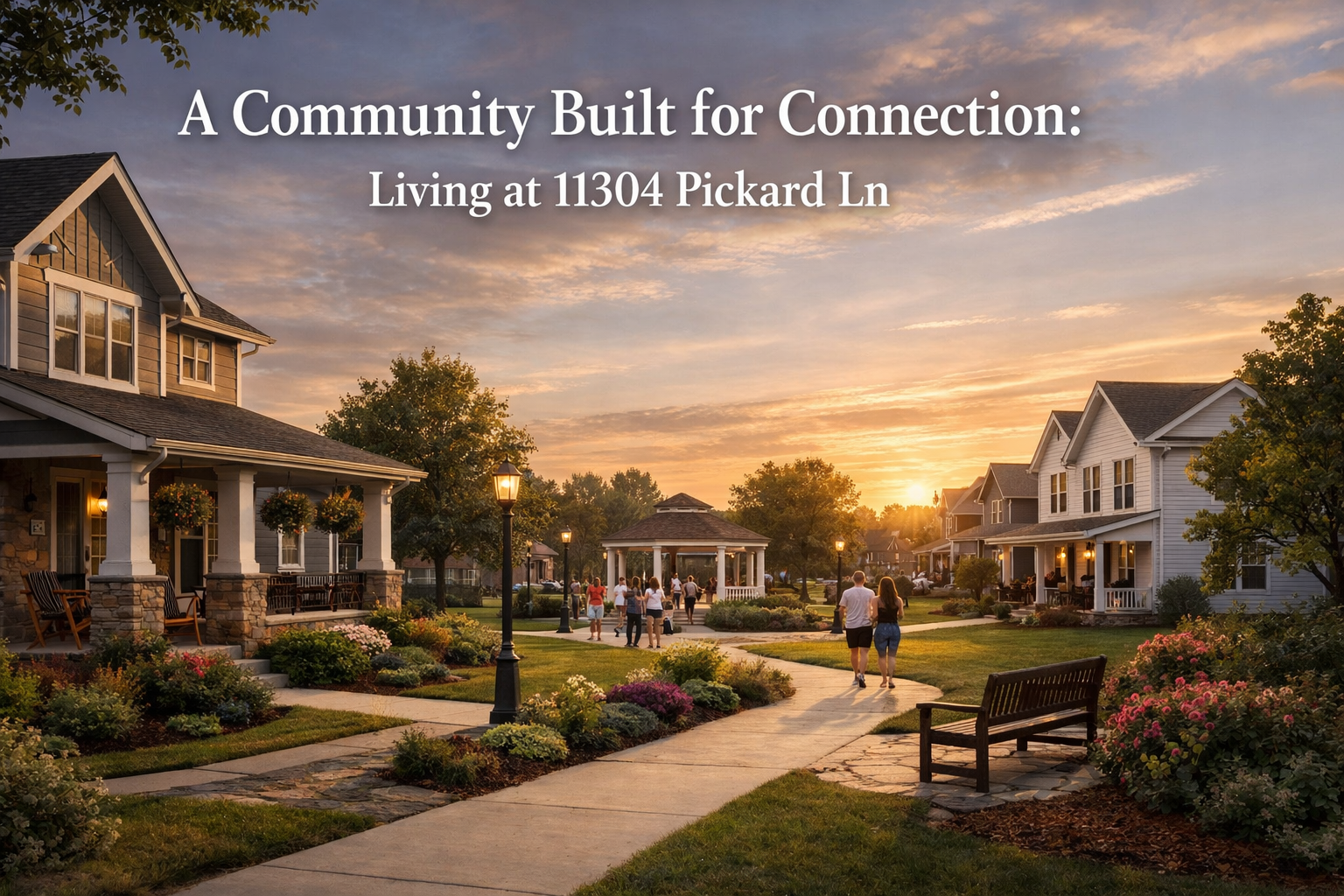 A Community Built for Connection: Living at 11304 Pickard Ln header image.